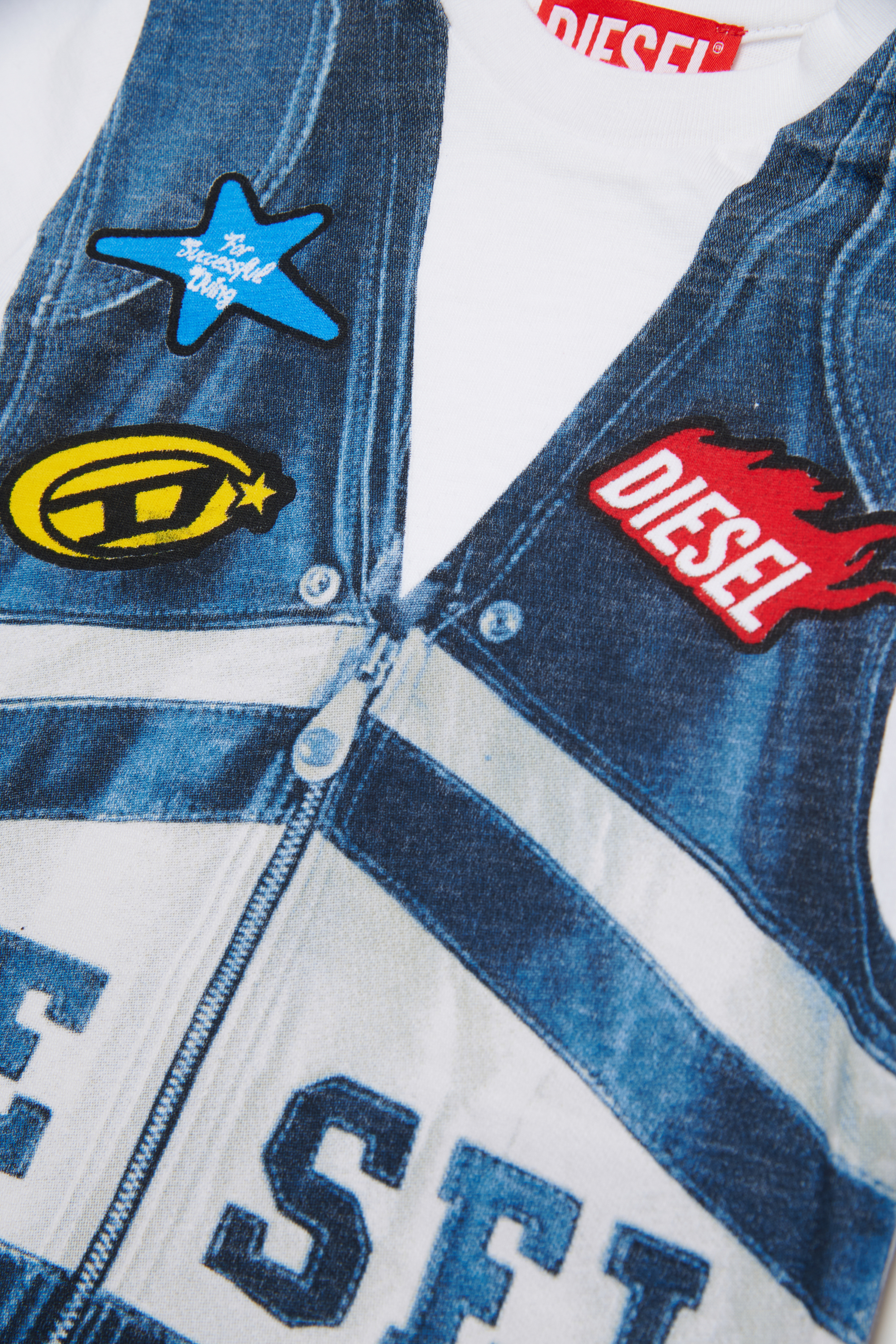 Diesel - TELTIB, Male's Tシャツ in ホワイト - 4