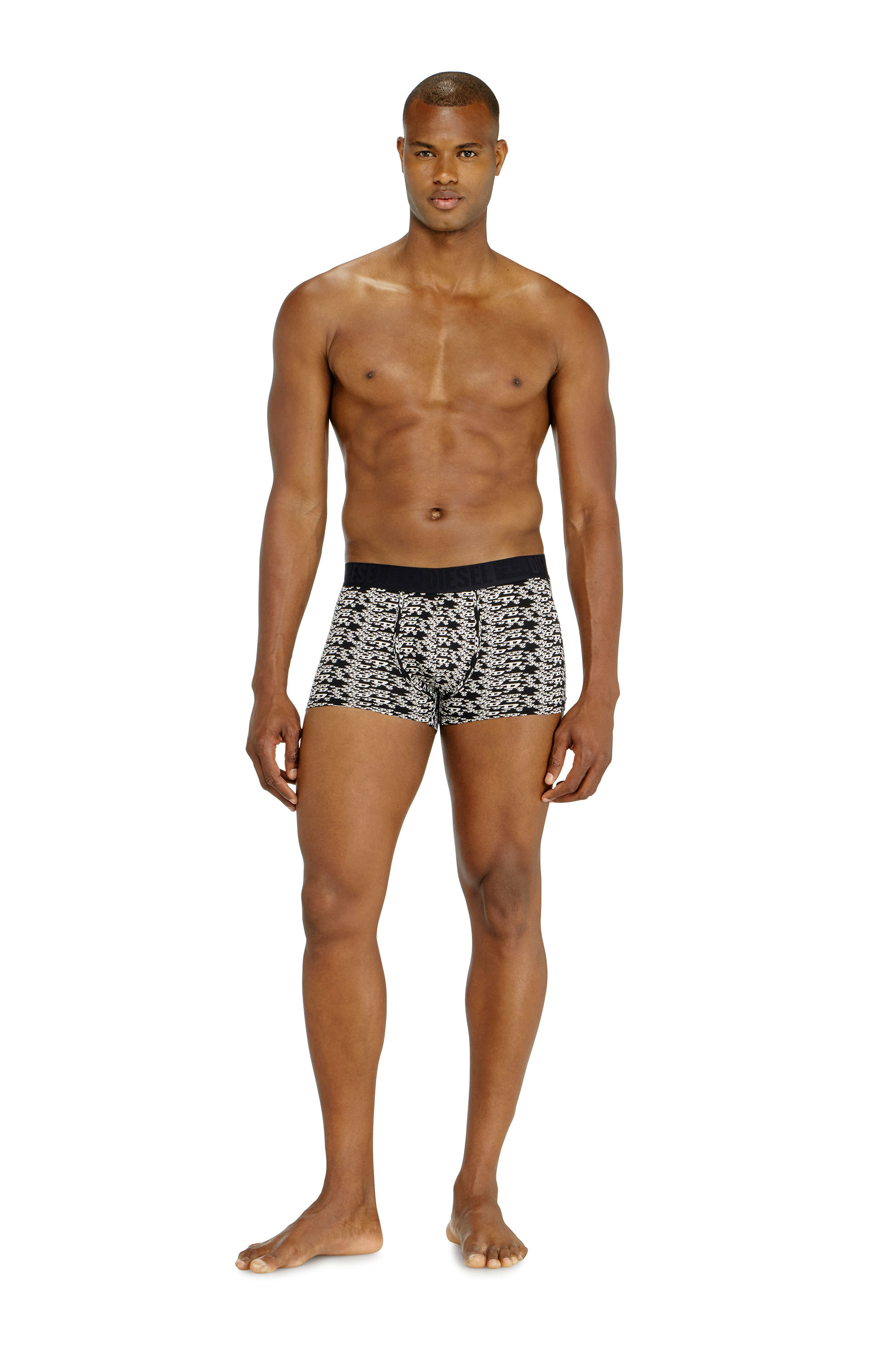 Diesel - MIKE-D-CORE-3PACK, Male's ボクサーパンツ 3枚パック in ブラック/ホワイト - 2