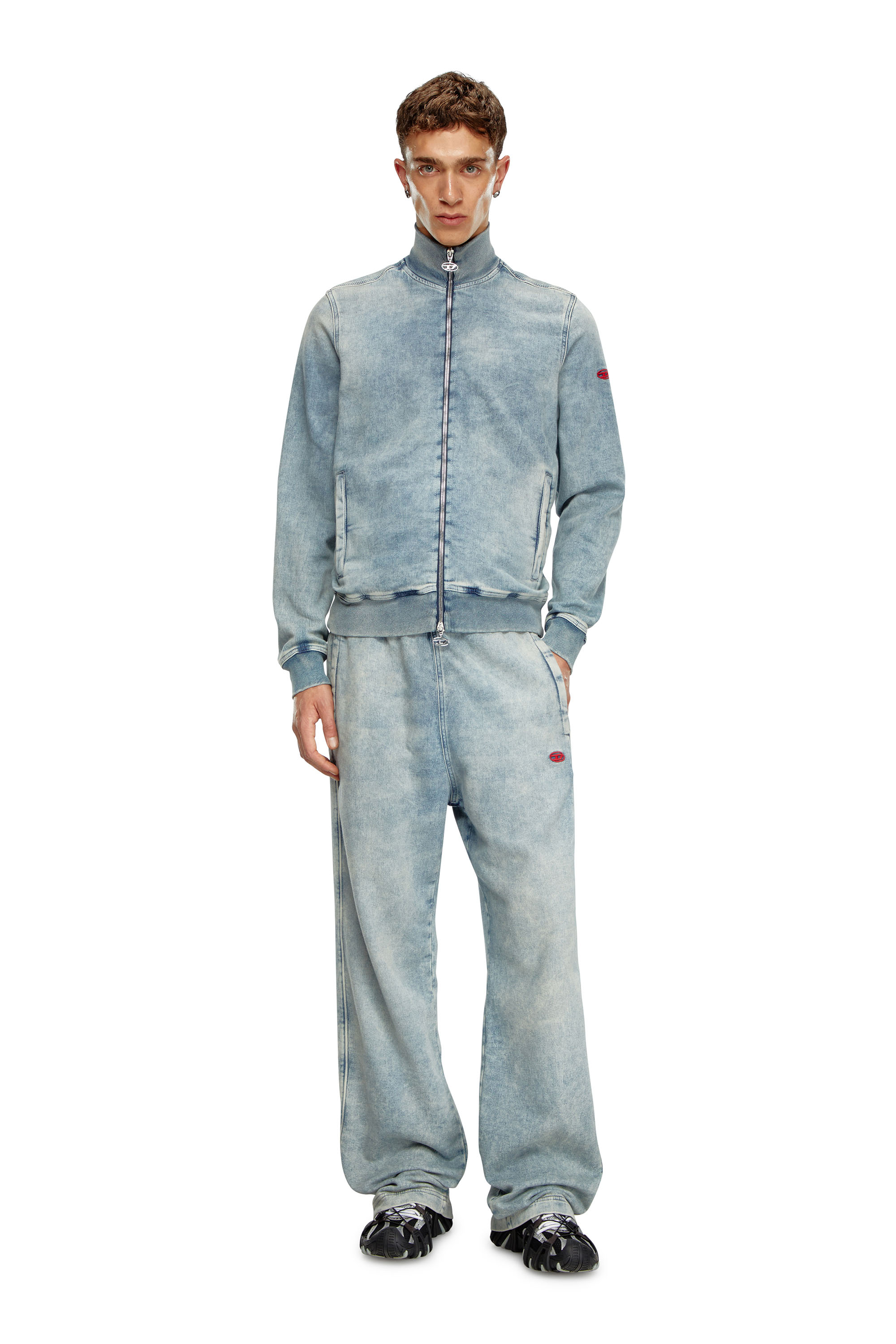 Diesel - Male's Relaxed D-Martyans Track Denim 068LU, ライトブルー - 2