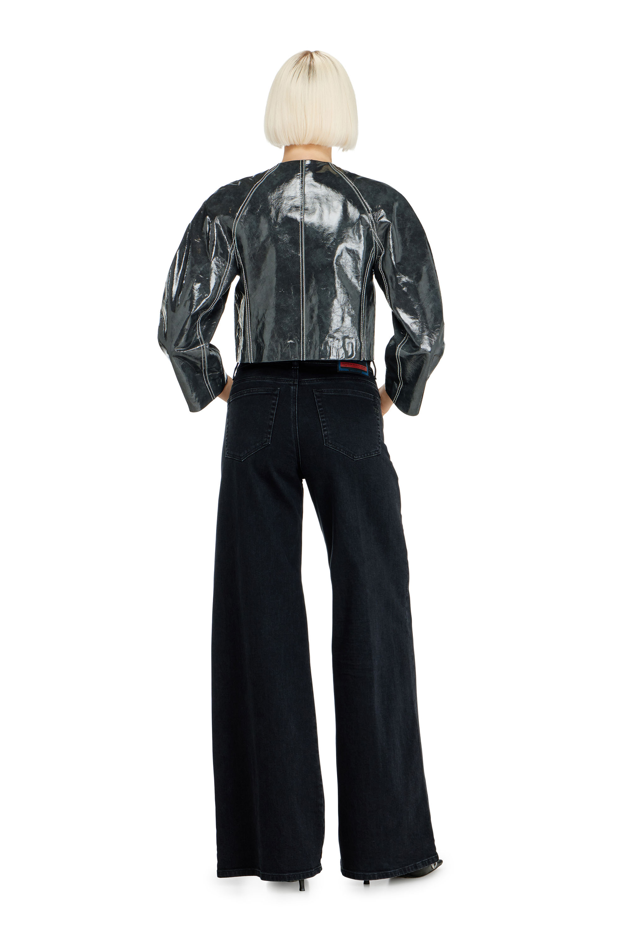 Diesel - Female's Flare Jeans 1978 D-Akemi 09N89, ブラック/ダークグレー - 3