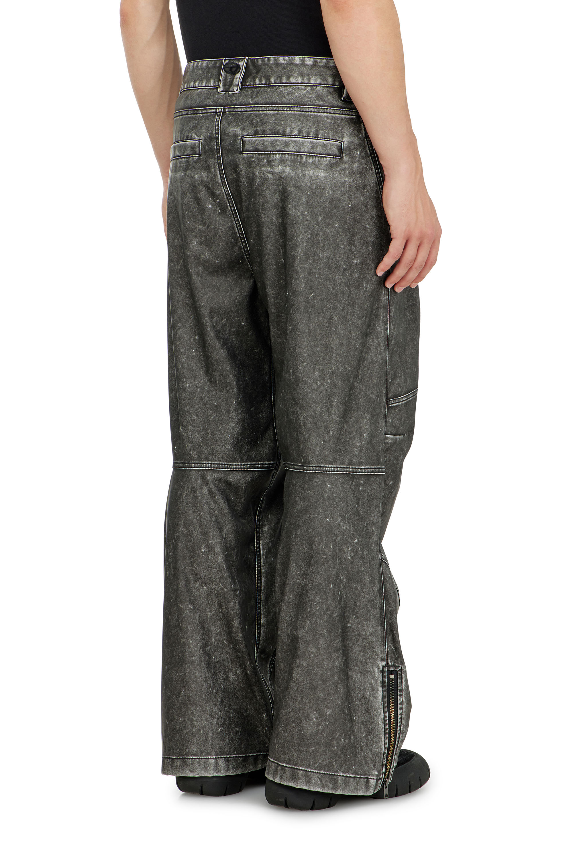 Diesel - P-DELLY-NJCJ, Male's パンツ in ダークグレー - 4