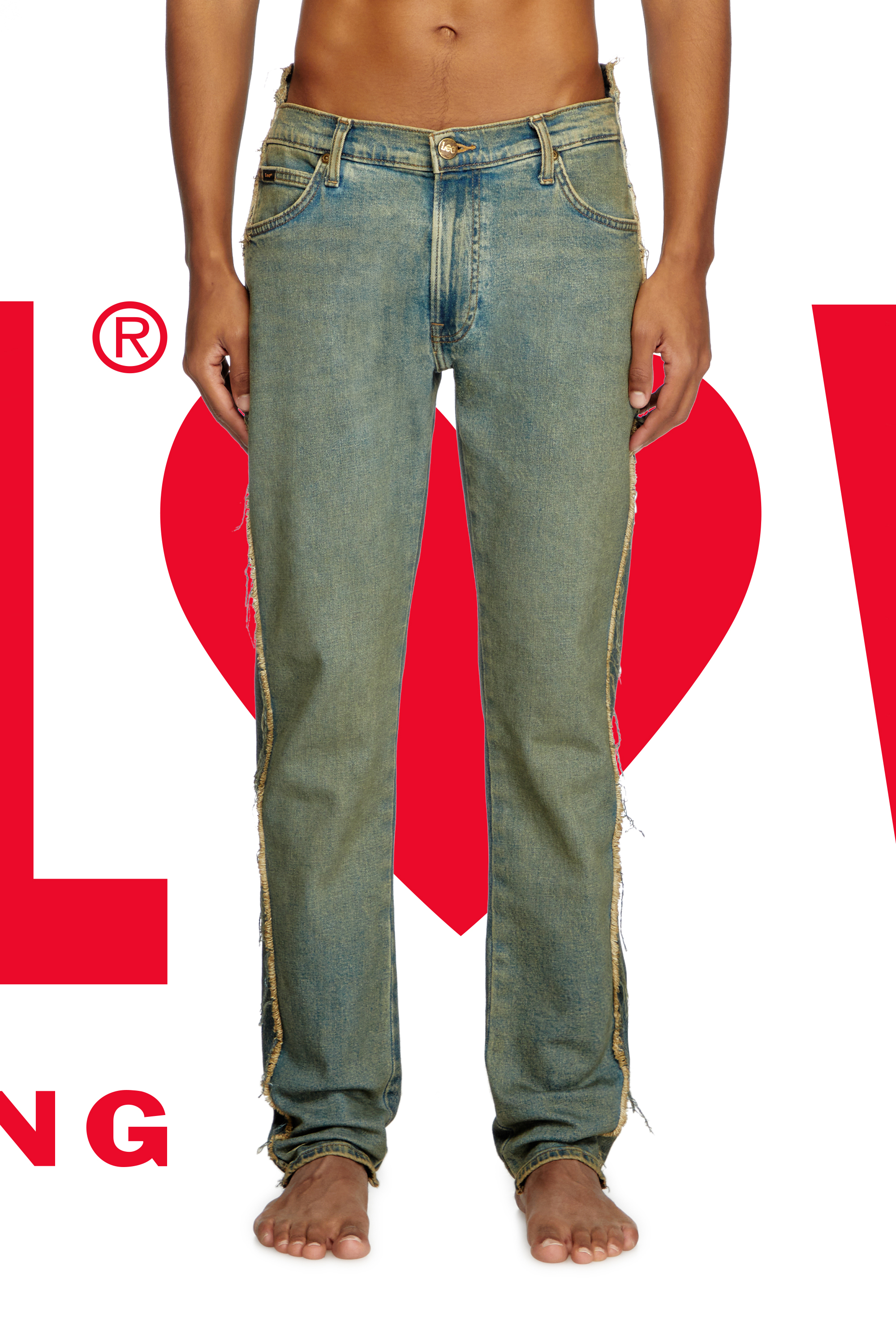 Regular Jeans Dieseloves 04 09M98, ダークブルー Diesel - Male's Regular Jeans Dieseloves 04 09M98, ダークブルー - 3