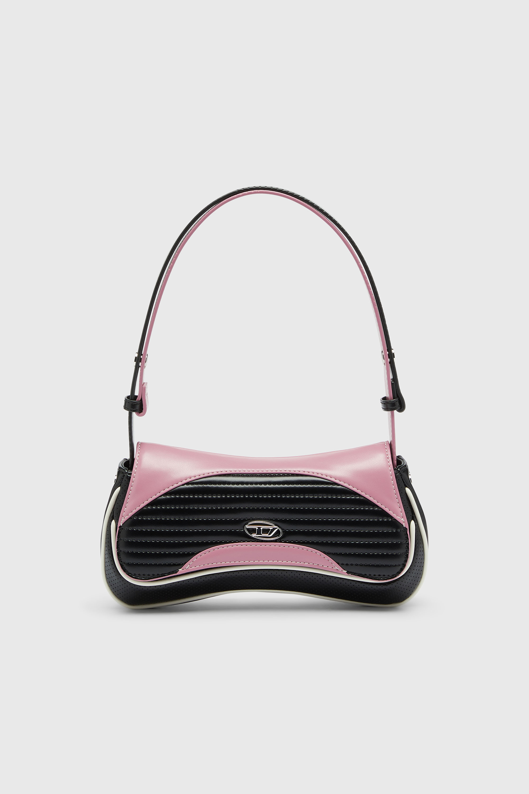 Diesel - PLAY CLUTCH, Female's クラッチバッグ in ブラック/ピンク - 2