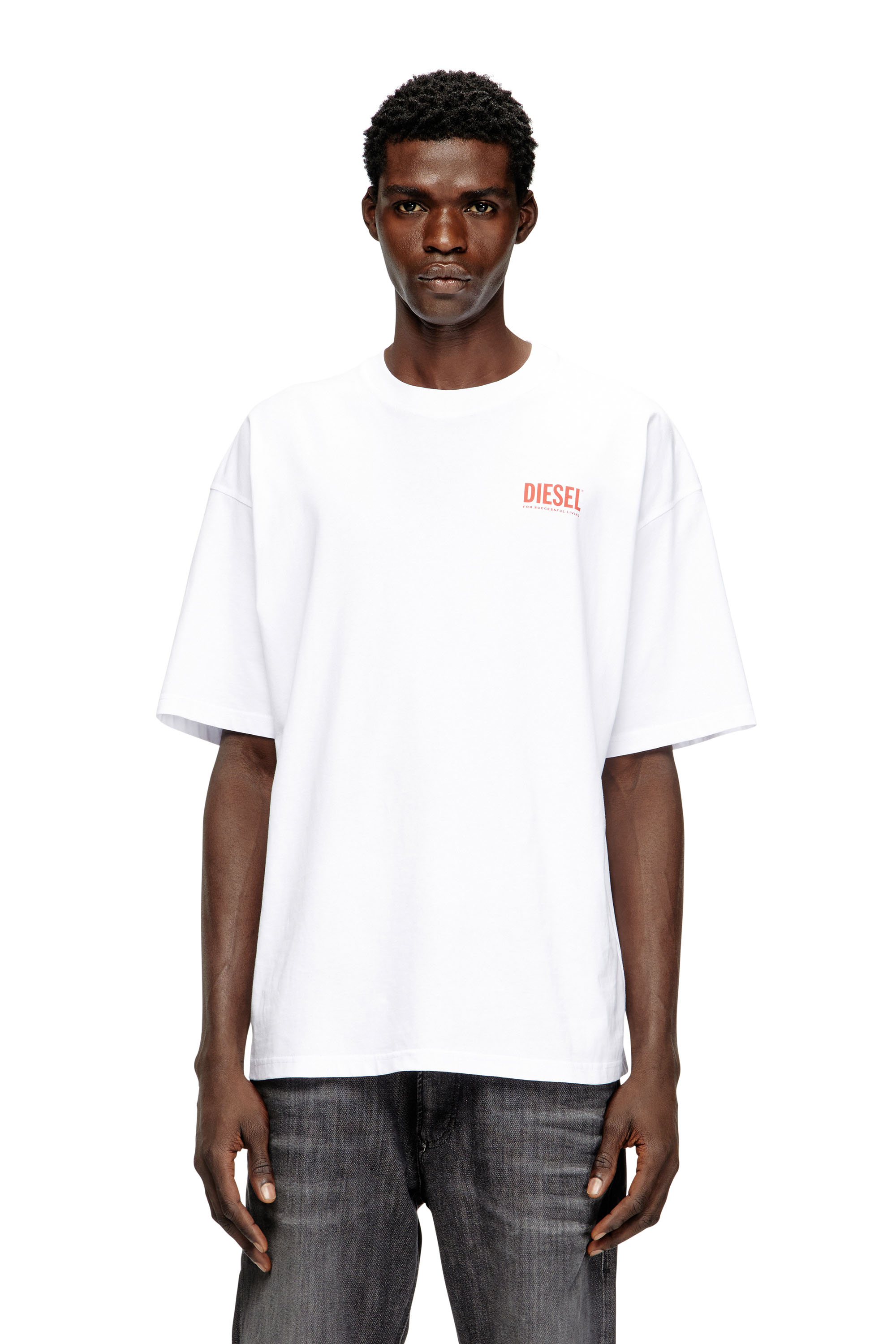 Diesel - T-BOXT-BISK, Male's Tシャツ in ホワイト - 1