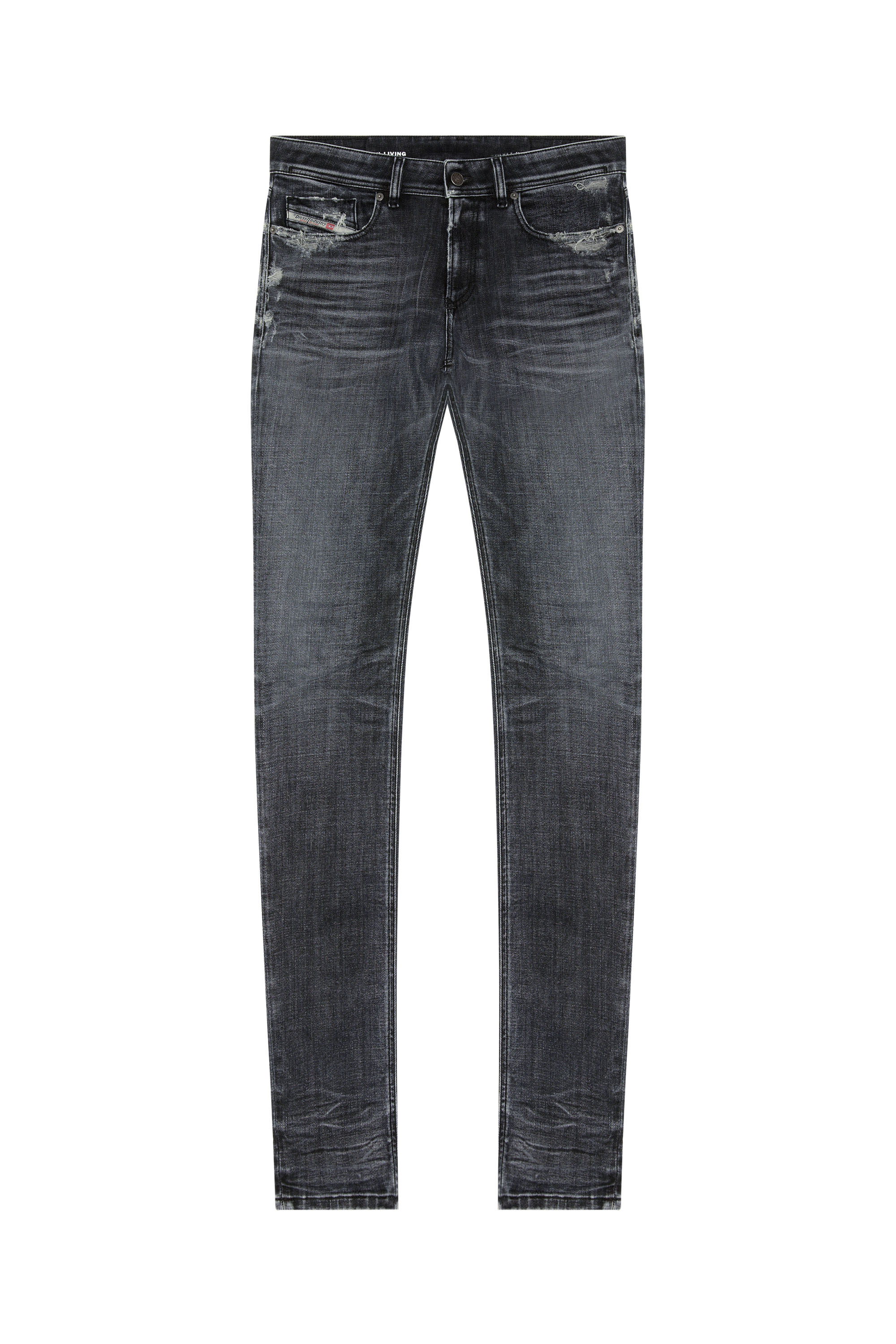 Diesel - Skinny Jeans 1979 Sleenker 09G37, ブラック/ダークグレー - Image 5