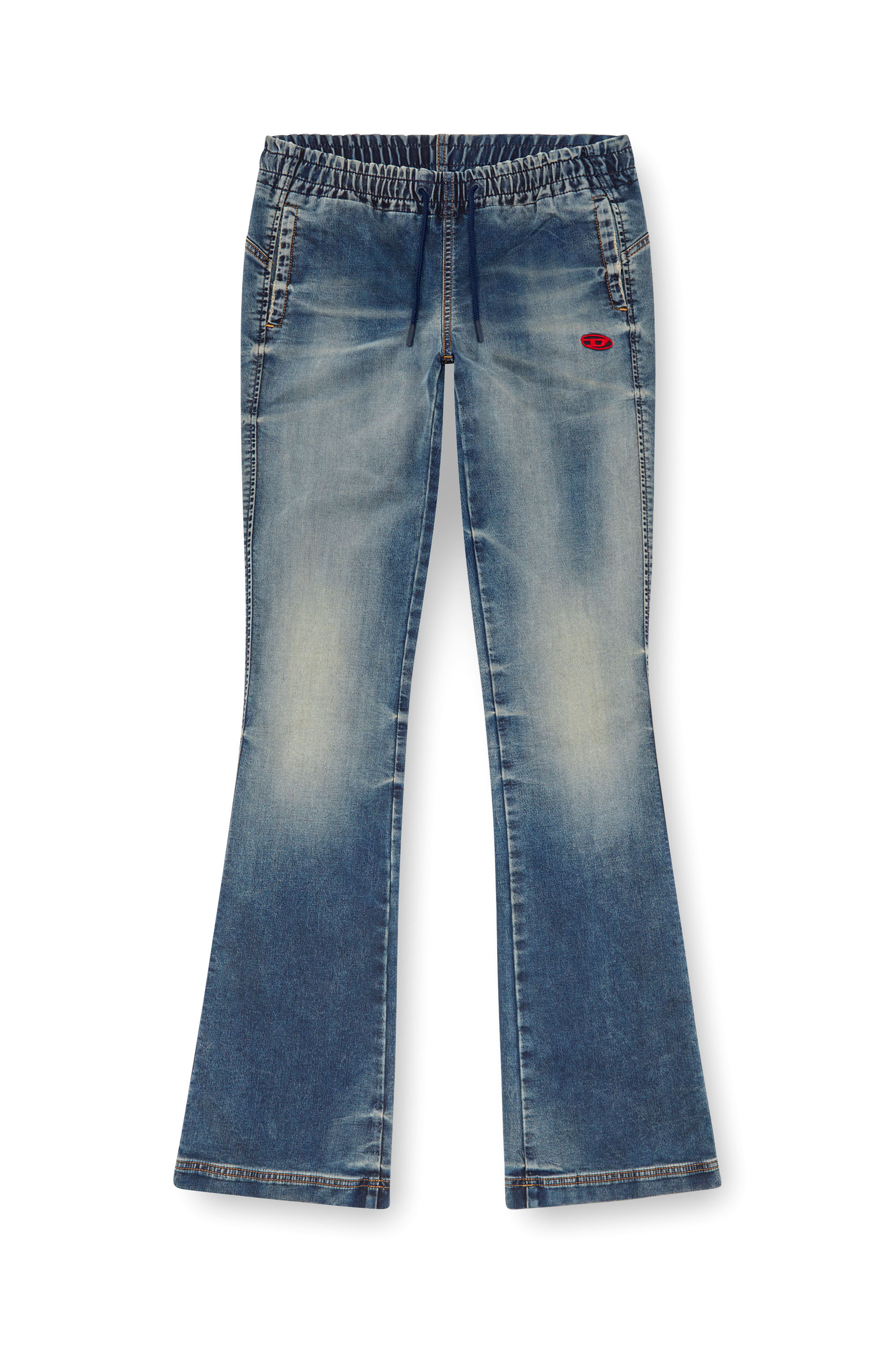 Diesel - Female's Bootcut 2069 D-Ebbey Joggjeans® 068LZ, ミディアムブルー - 3