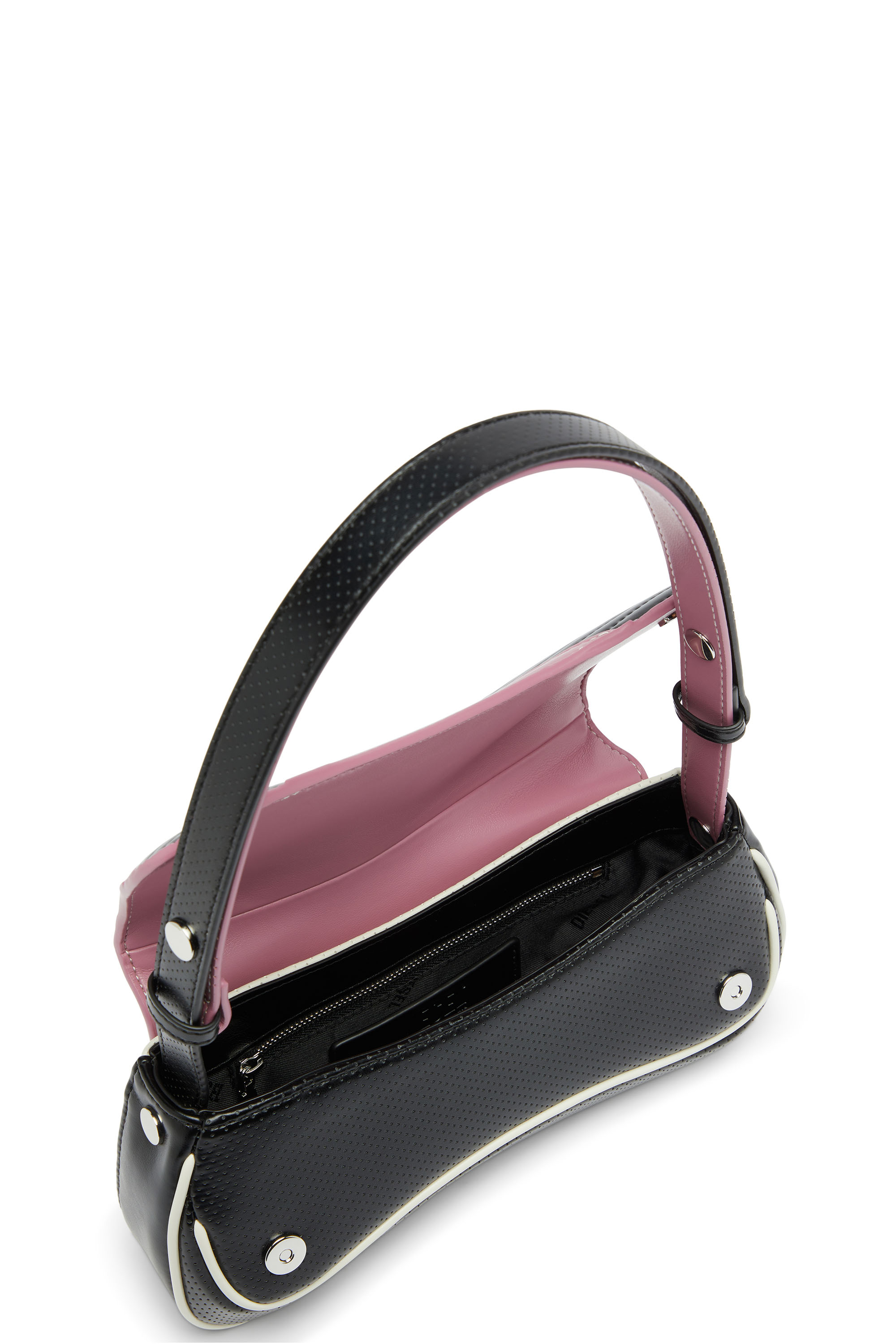 Diesel - PLAY CLUTCH, Female's クラッチバッグ in ブラック/ピンク - 4