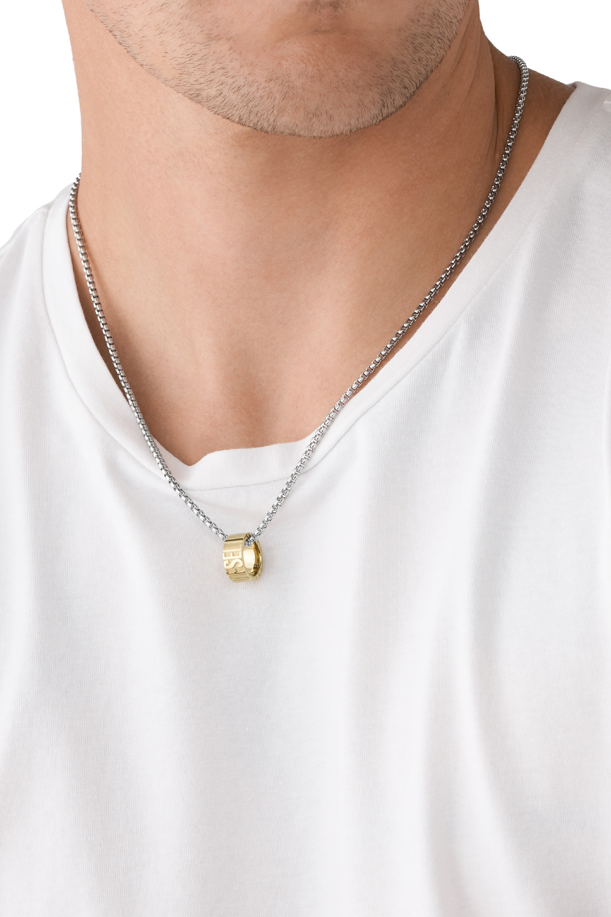 Diesel - DX1398, Male's ジュエリー ネックレス in ゴールド - 3