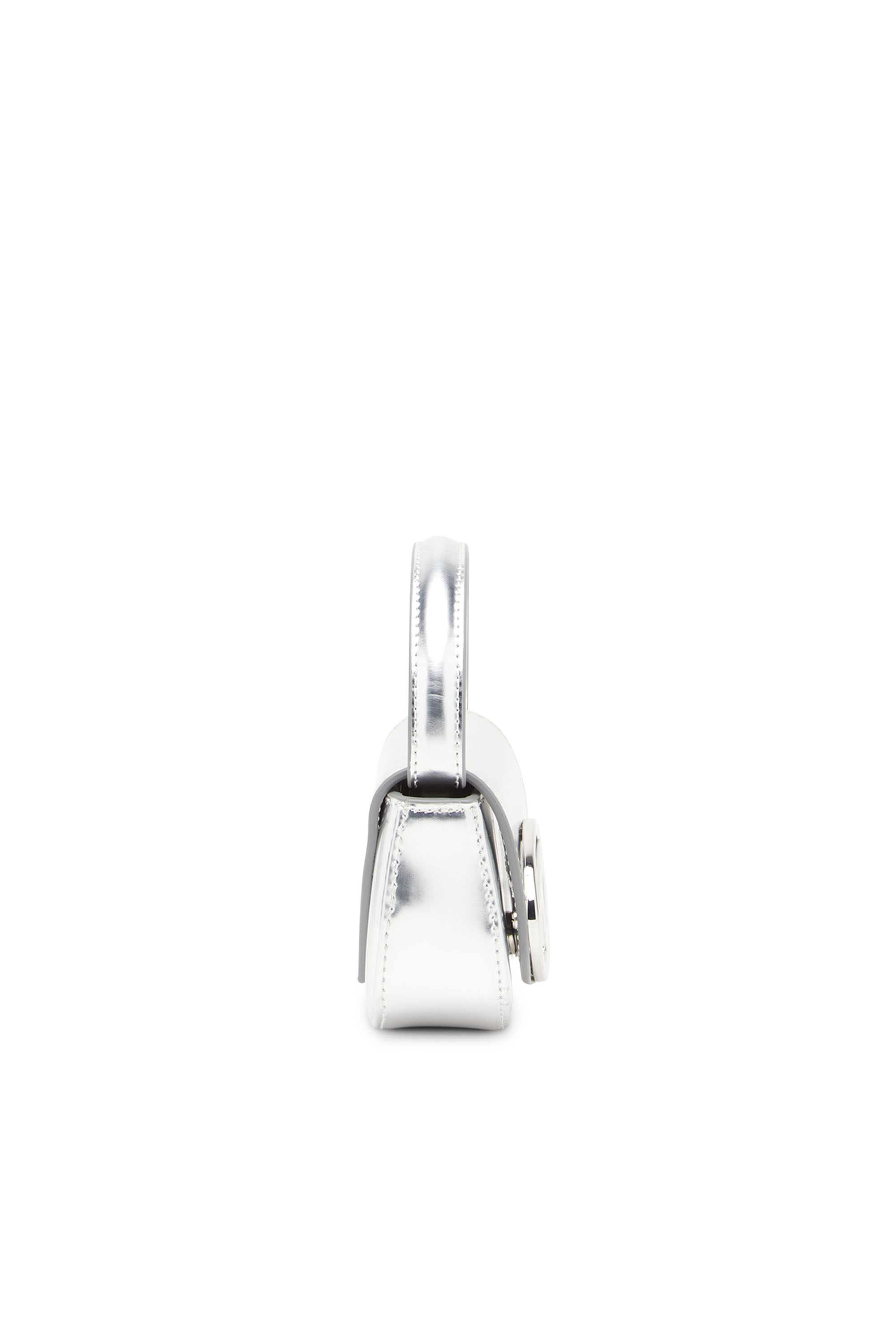 Diesel - 1DR-XS-S, Female's カウレザーショルダーバッグXS in シルバー - 3