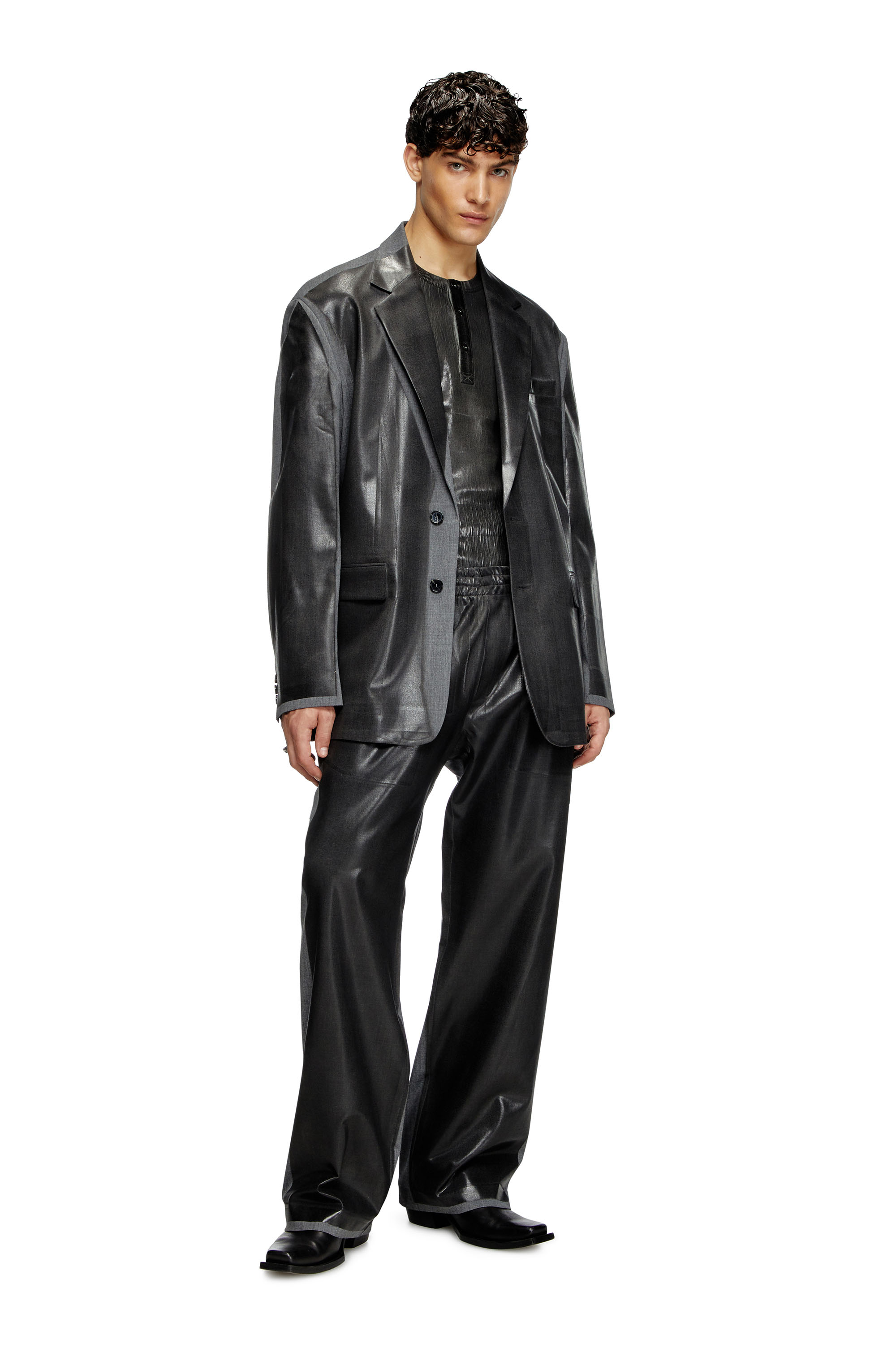 Diesel - J-OVER-DD, Unisex's テーラードジャケット in ブラック - 1