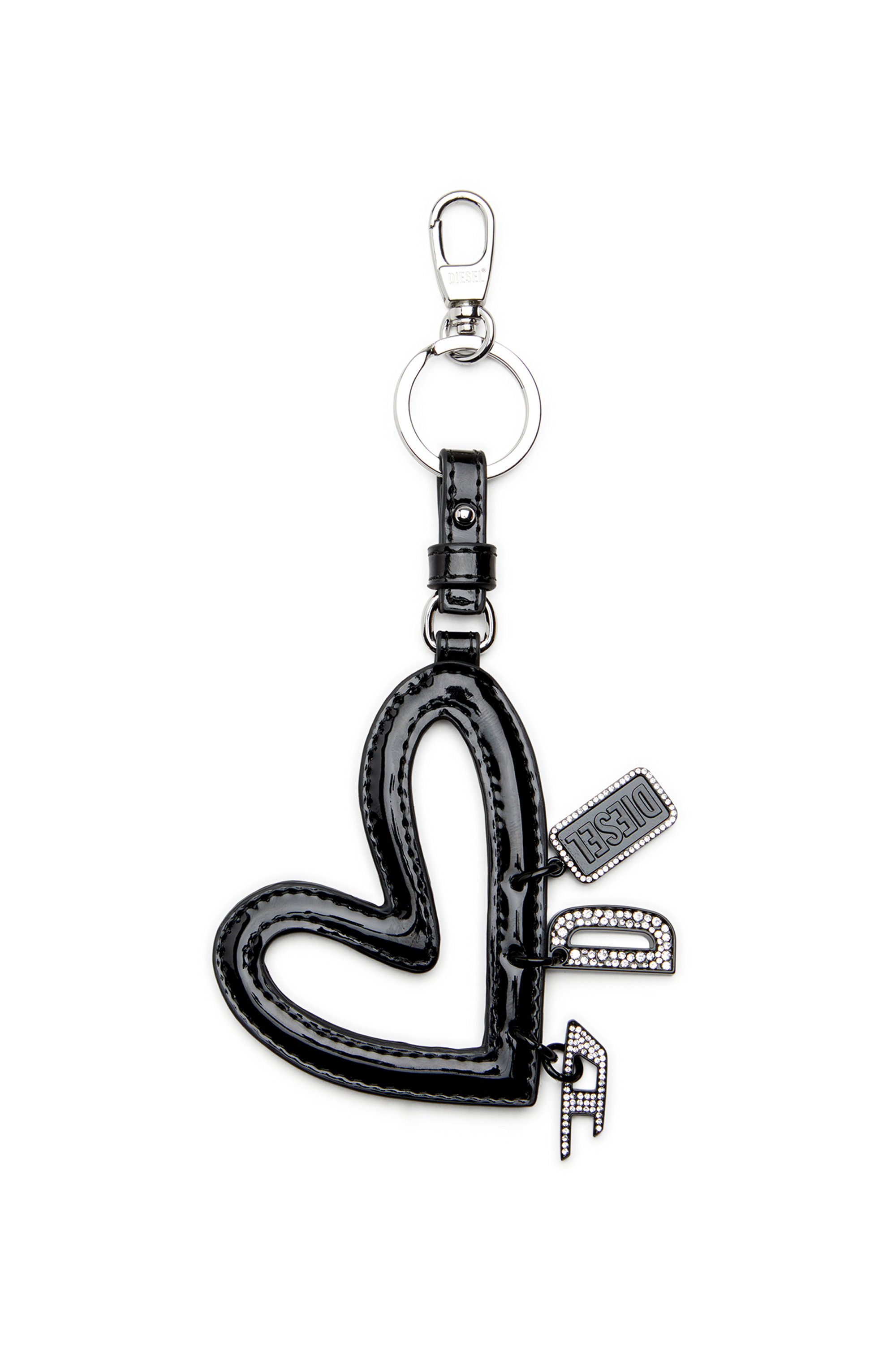 Diesel - MULTI II, Female's Heart charm with glossy finish in ブラック - 1