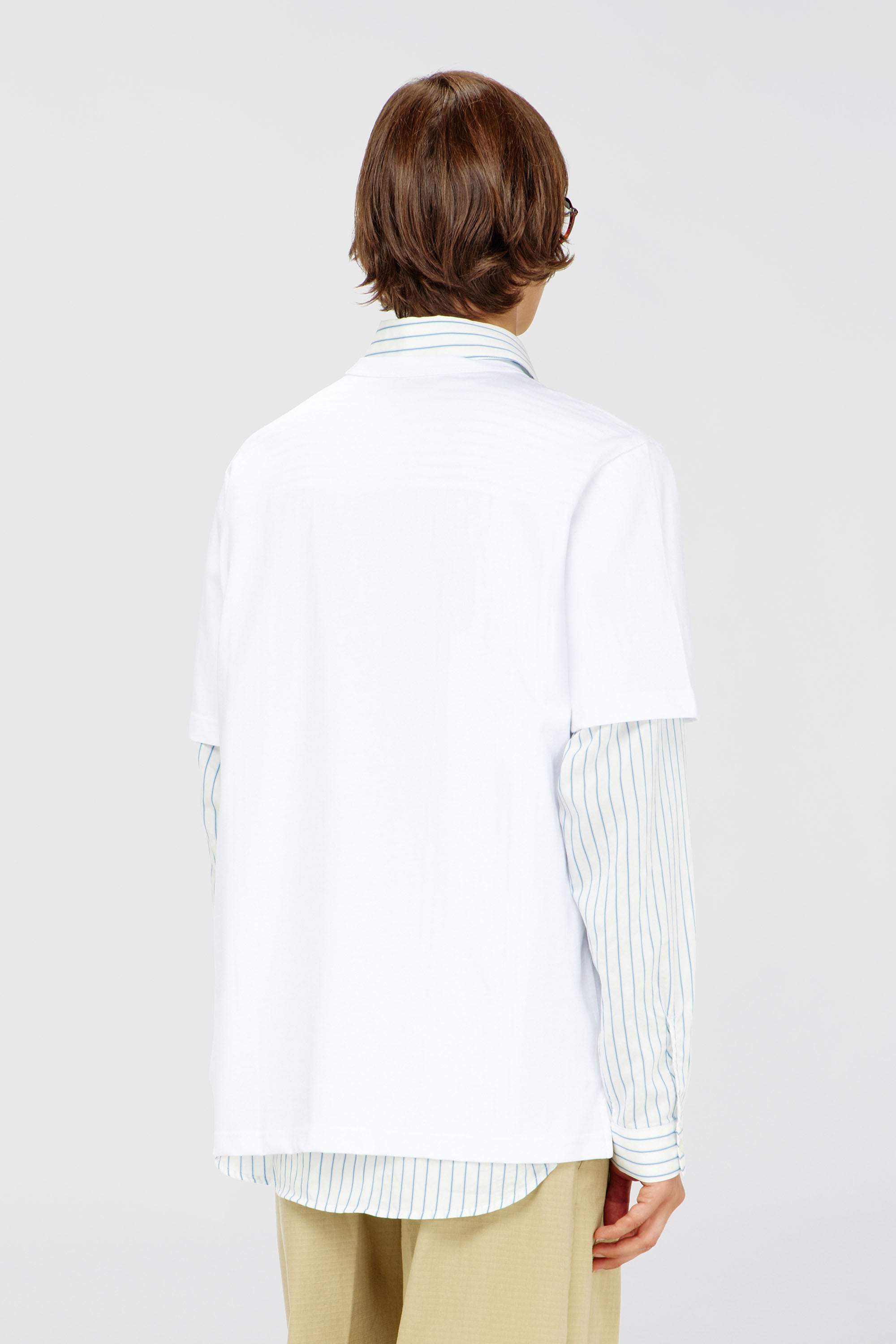 Diesel - T-ADJUST-OD, Male's T-shirt with metallic Oval D in ホワイト - 4