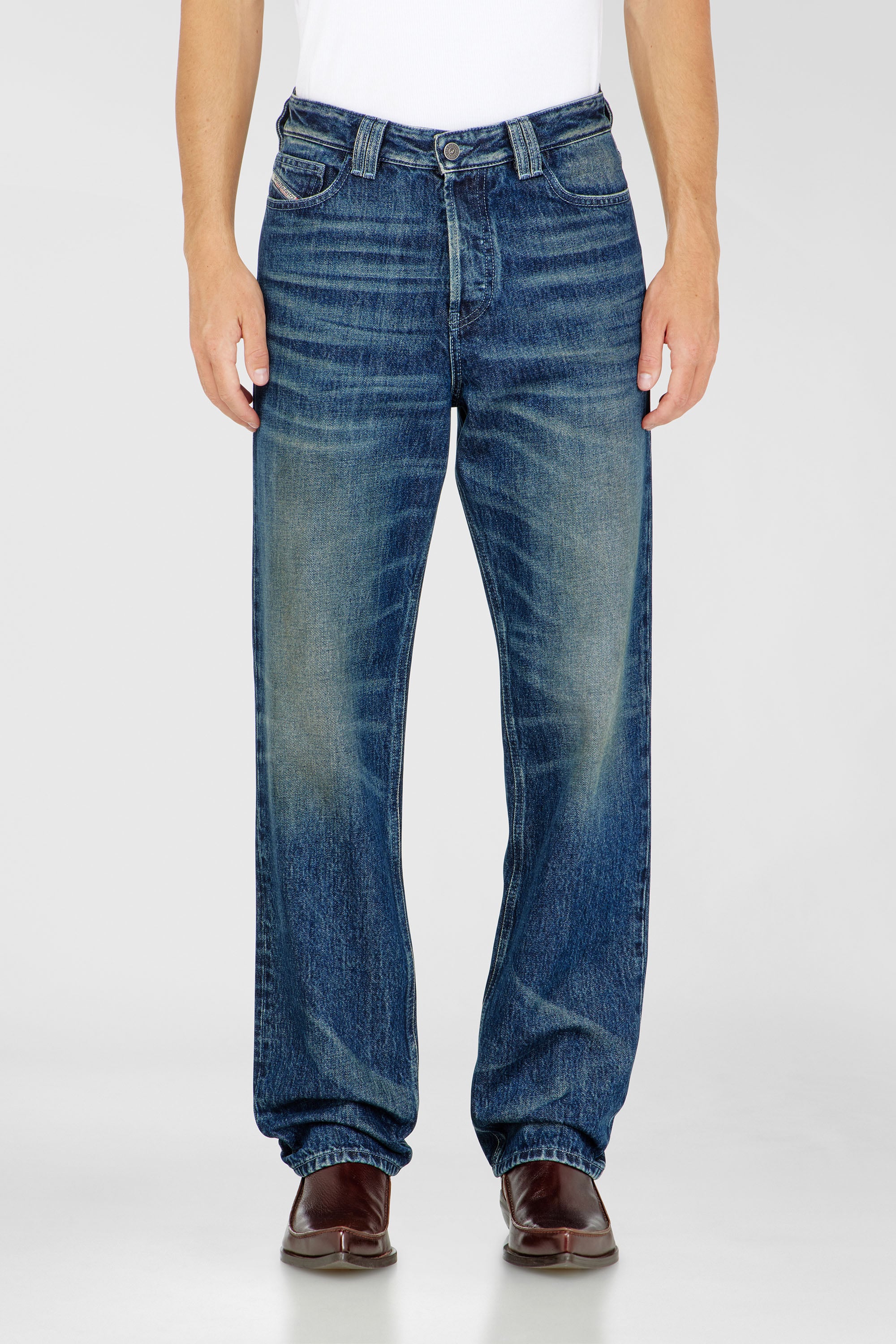 Diesel - Male's Regular Jeans 1991 D-Voeed 007FZ, ダークブルー - 1
