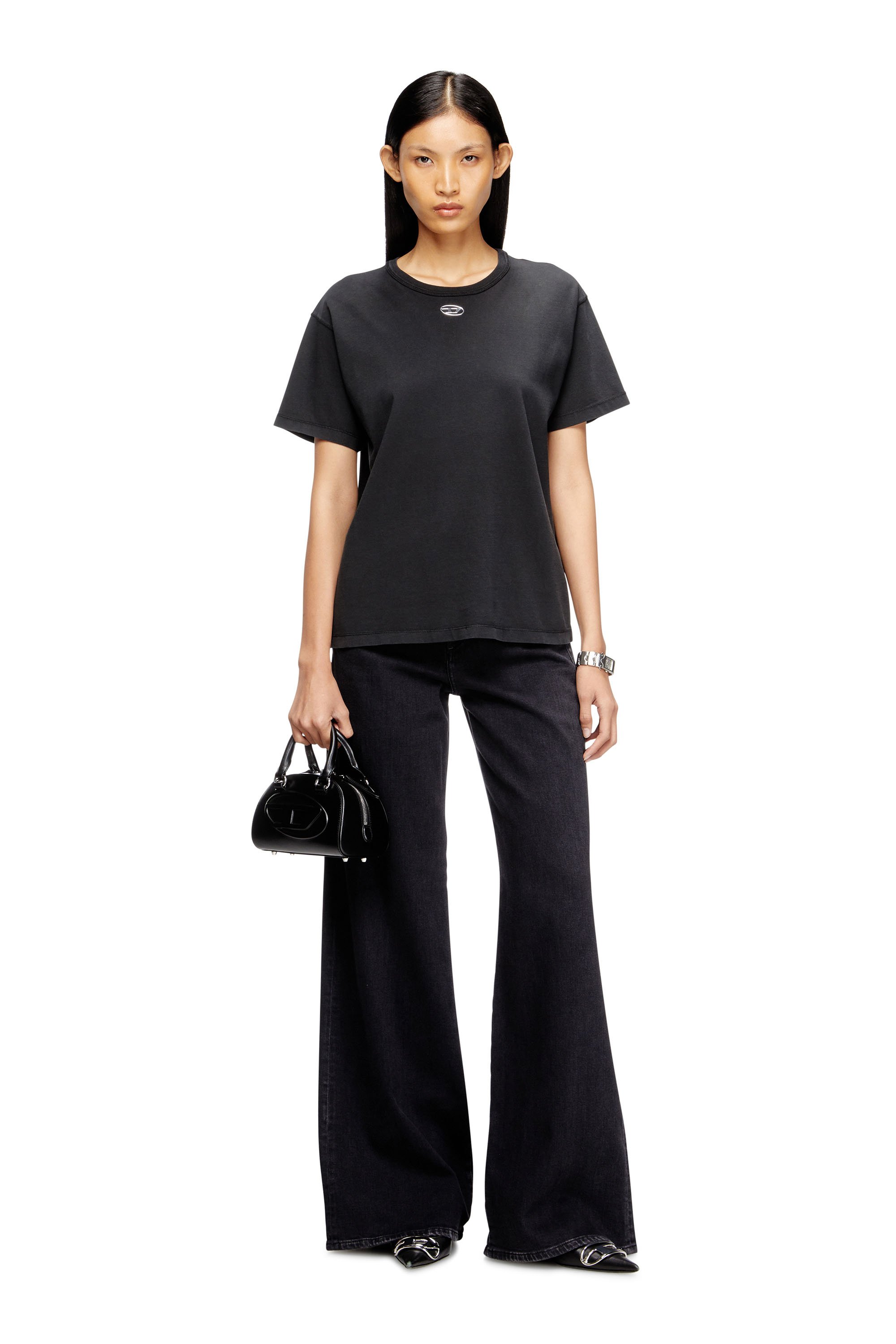 Diesel - T-NORMY-OD-S1, Female's Tシャツ in ブラック - 2