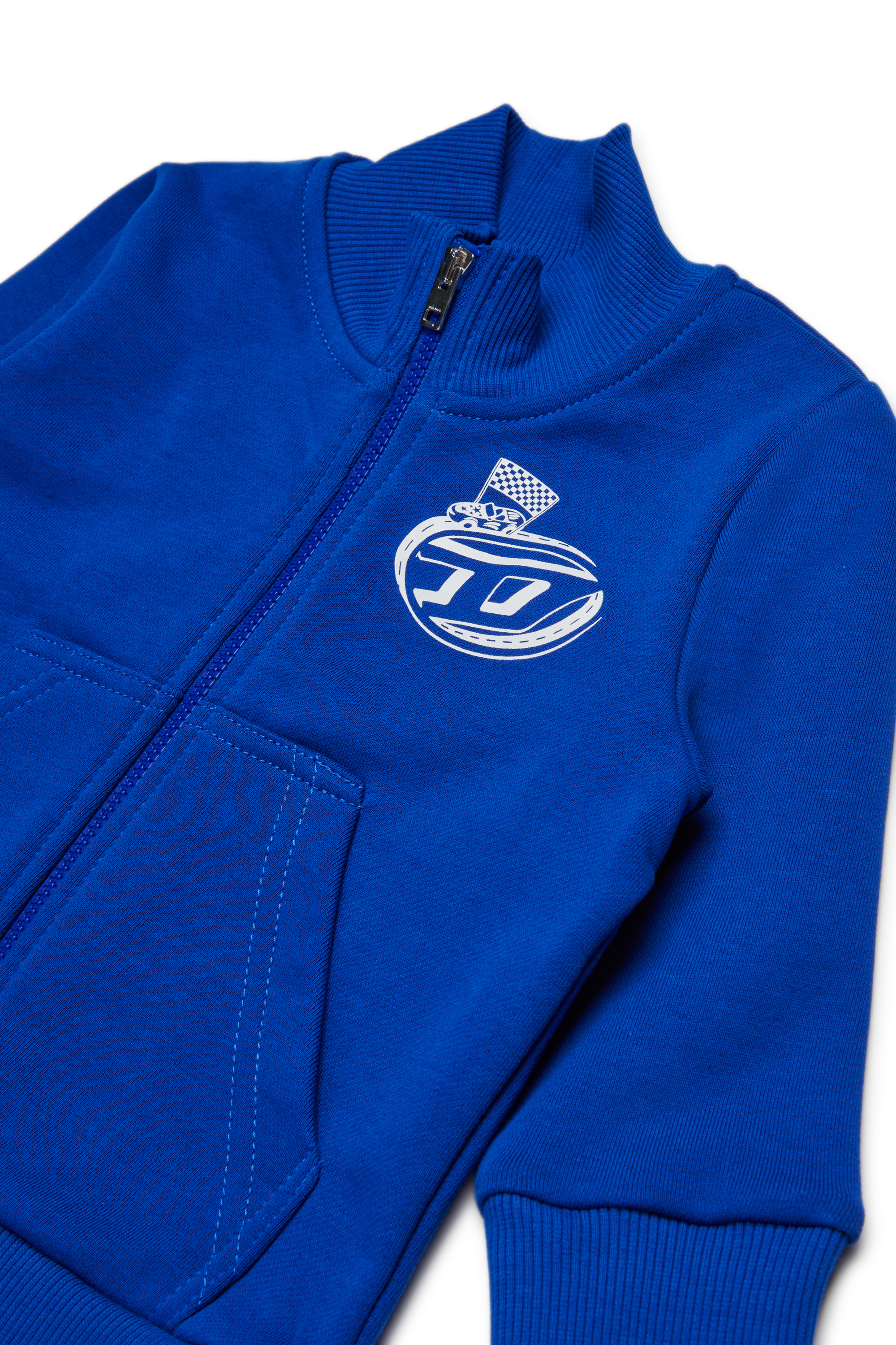 Diesel - SPINVIB, Male's ジップアップスウェット in ブルー - 3