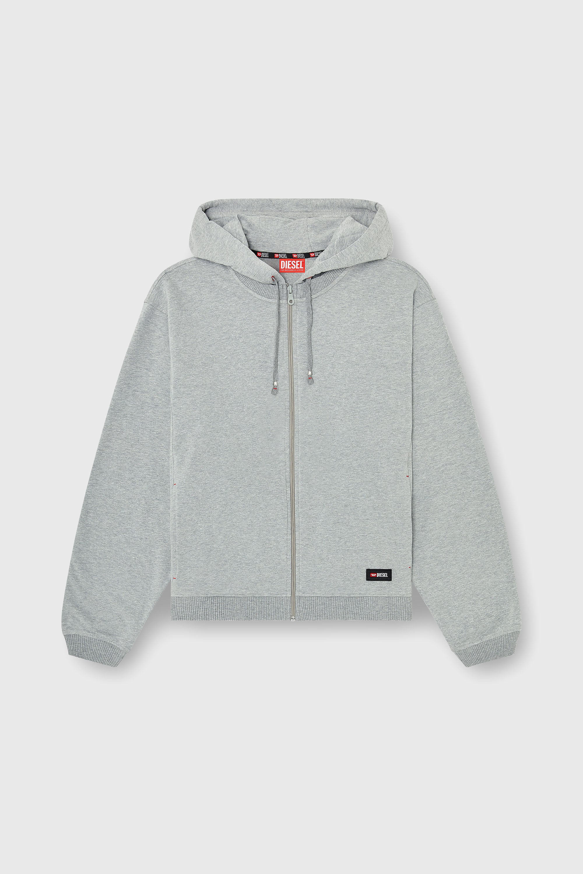 Diesel - JOY-D-CORE, Male's ジップアップパーカー in グレー - 2