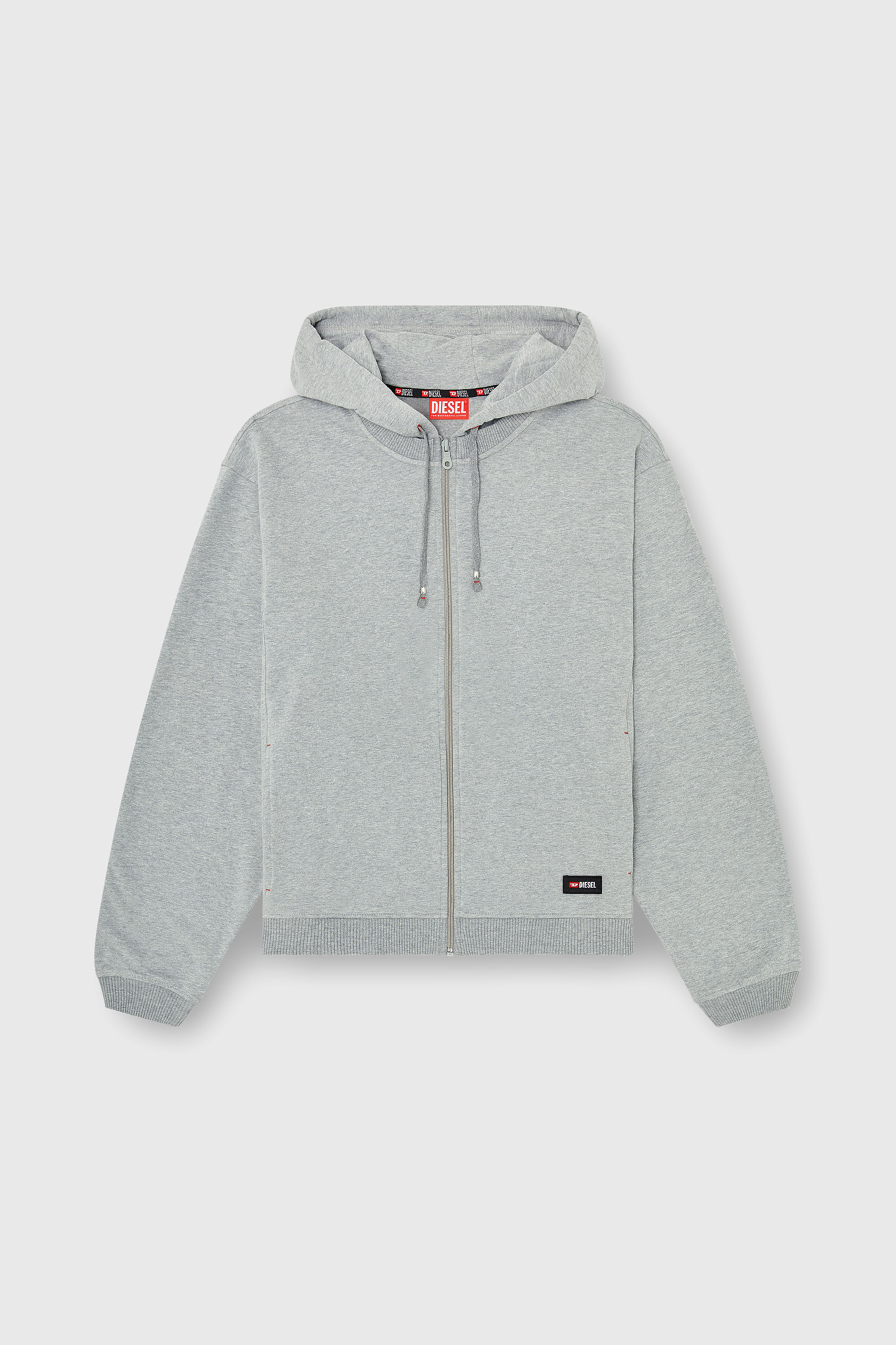 Diesel - JOY-D-CORE, Male's ジップアップパーカー in グレー - 2