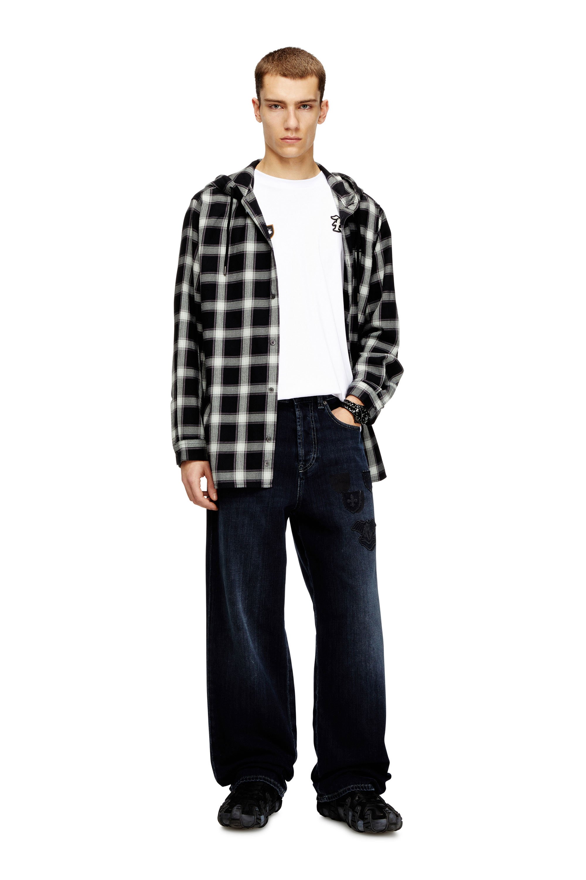 Diesel - Male's Relaxed Jeans 2001 D-Macro 09Q19, ダークブルー - 1