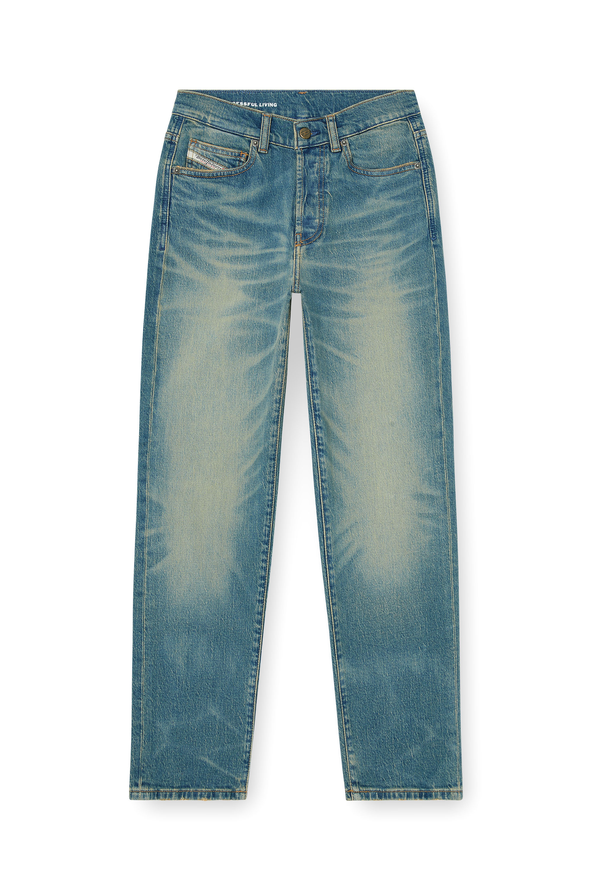 Diesel - Female's Regular Jeans 1981 D-Went 0KBBP, ミディアムブルー - 6