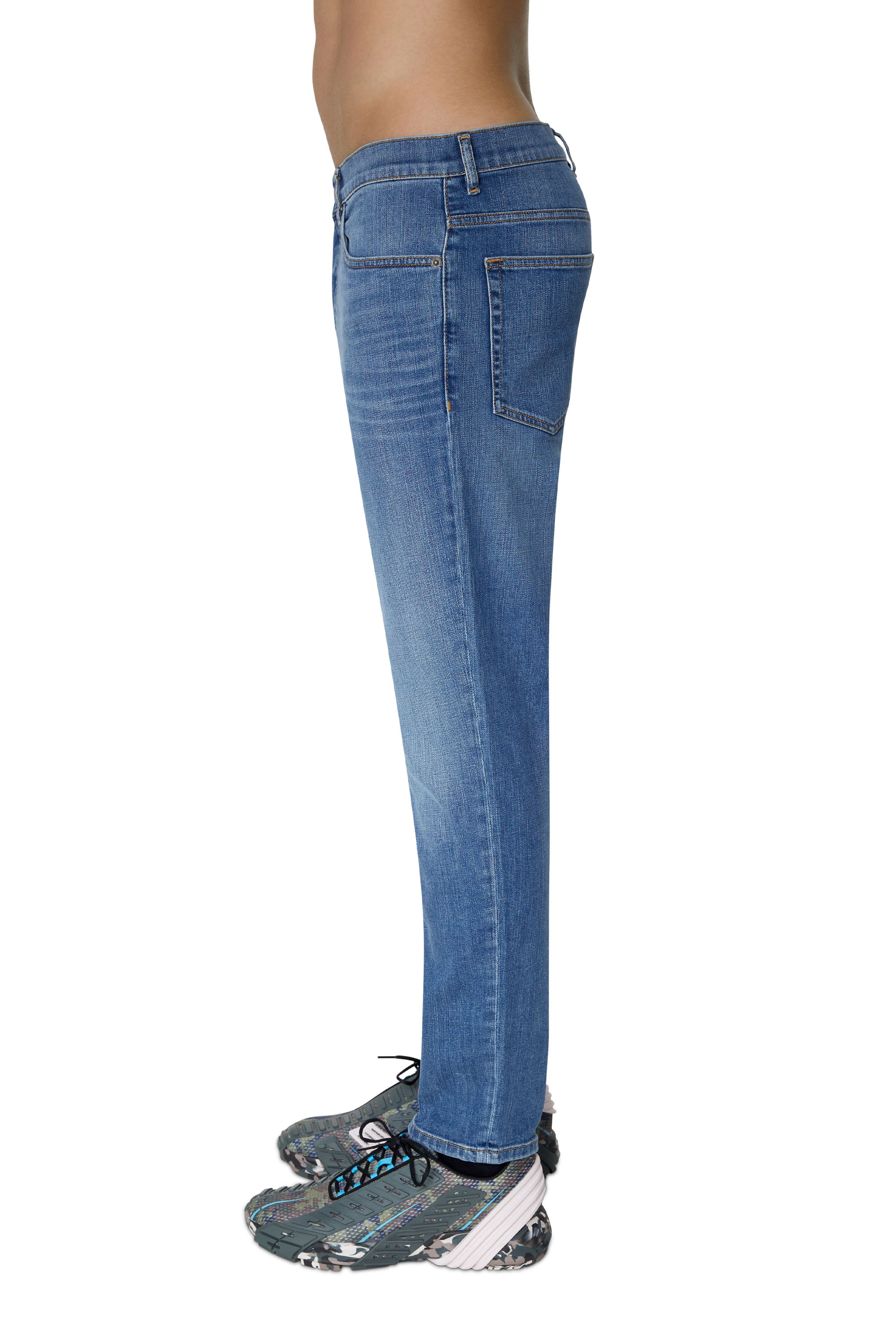 Diesel - 2005 D-FINING 09D47 Tapered Jeans, ミディアムブルー - Image 4