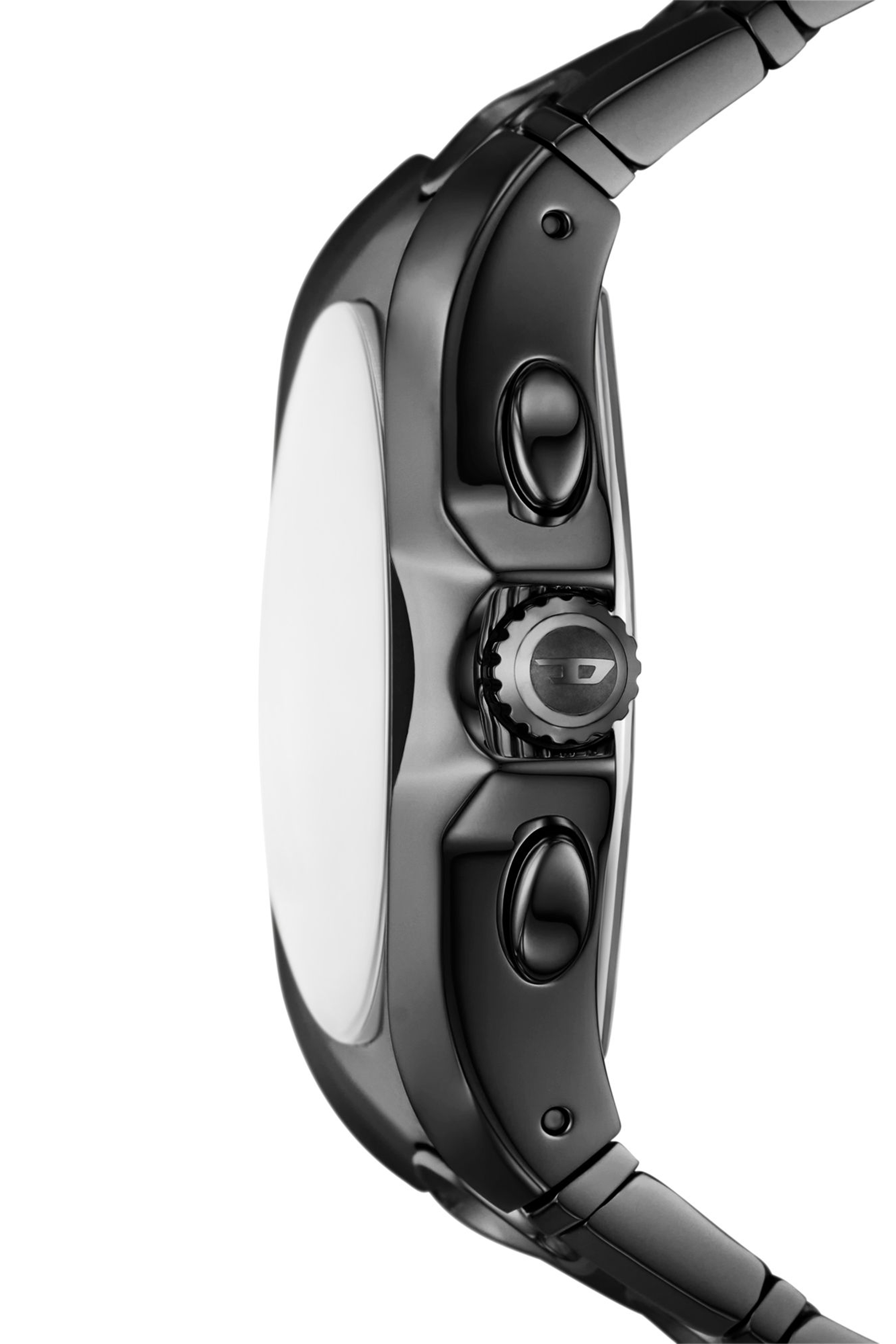 Diesel - DZ4696 WATCH, Male's D-Curve black stainless steel watch in ブラック - 3