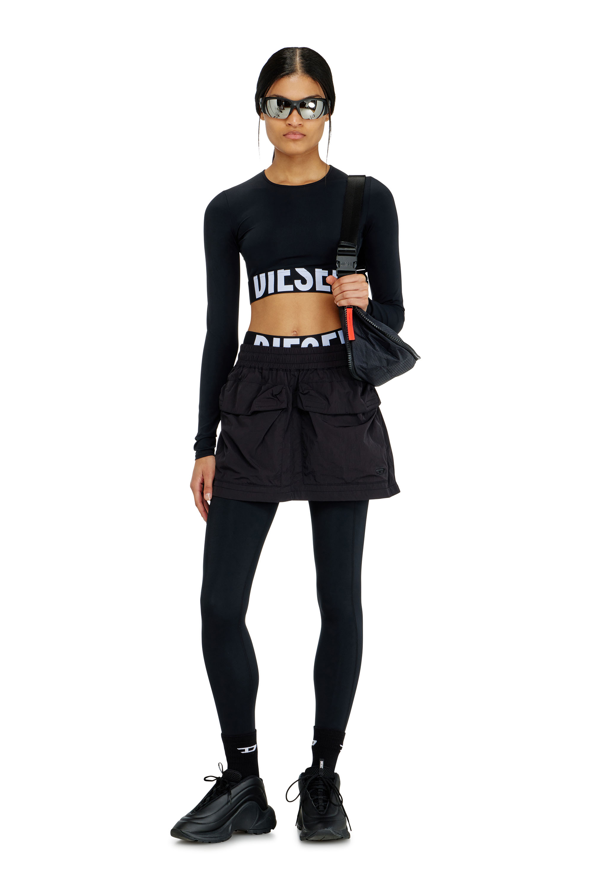 Diesel - MELISSA-D-POP, Female's 長袖Tシャツ in ブラック - 6