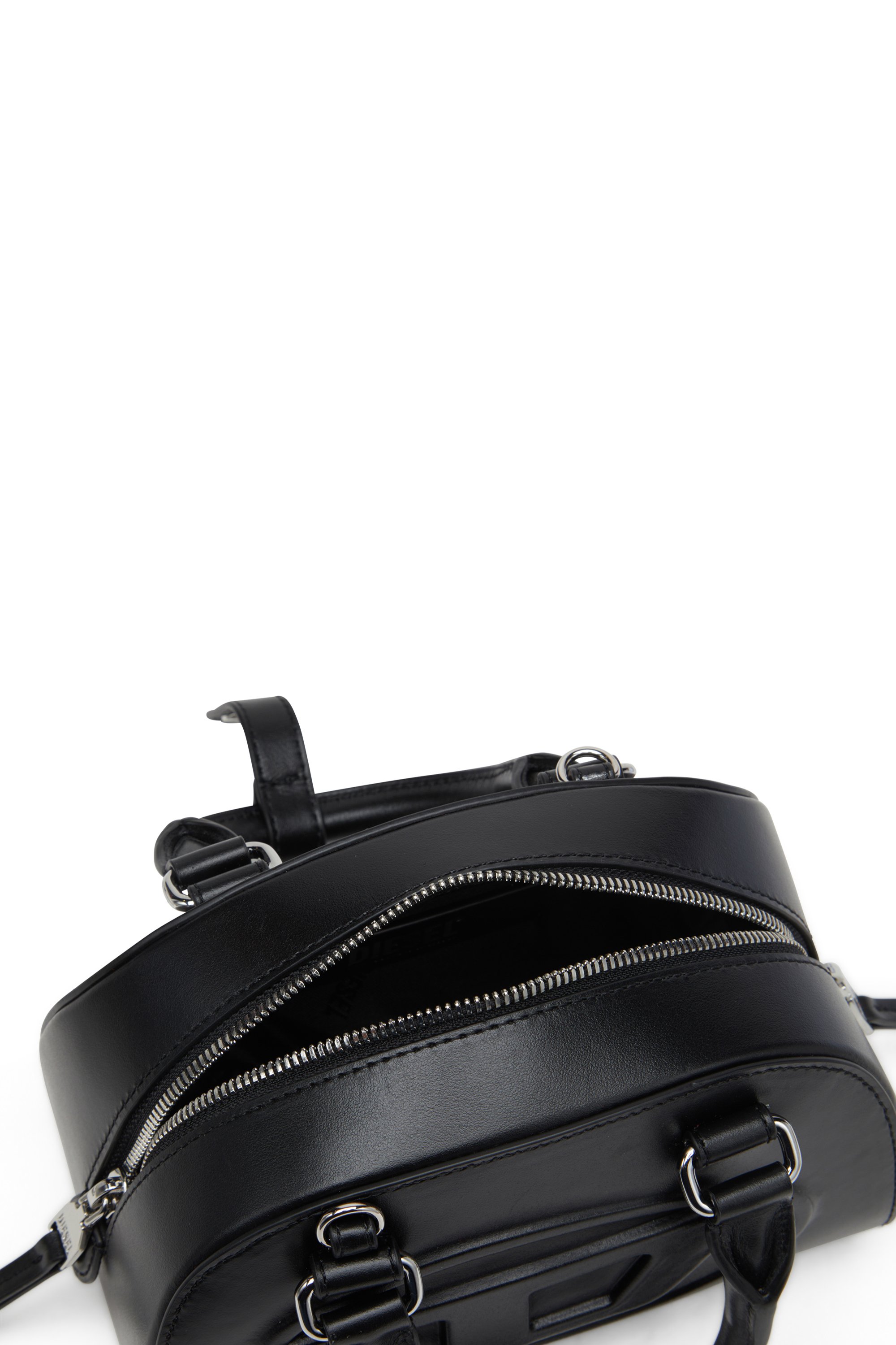 Diesel - 1DR DOME CROSSBODY, Female's Leather mini bowling bag in ブラック - 4