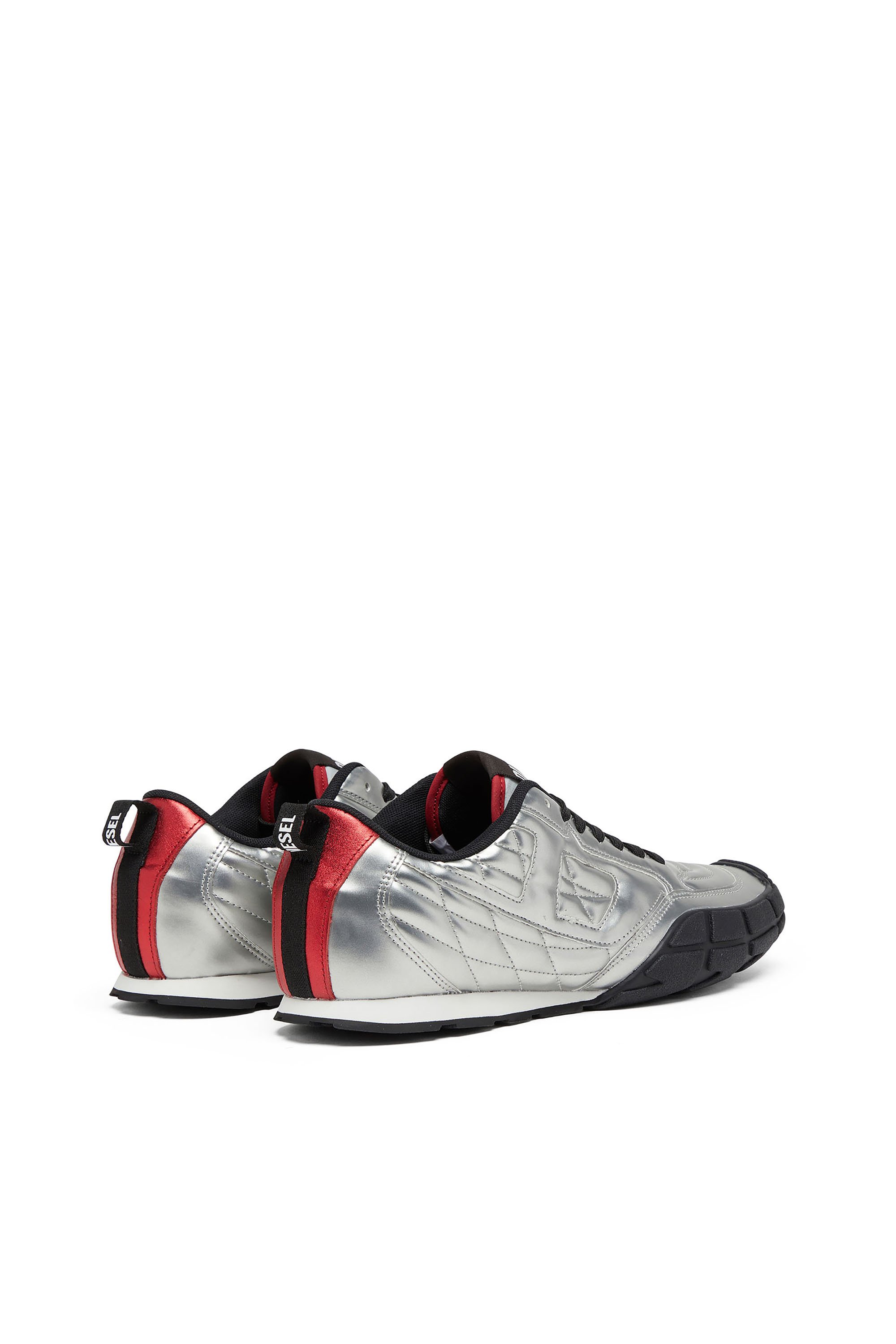 Diesel - S-PAGODHA LOW, Male's ローカットスニーカー in シルバー/ブラック - 3