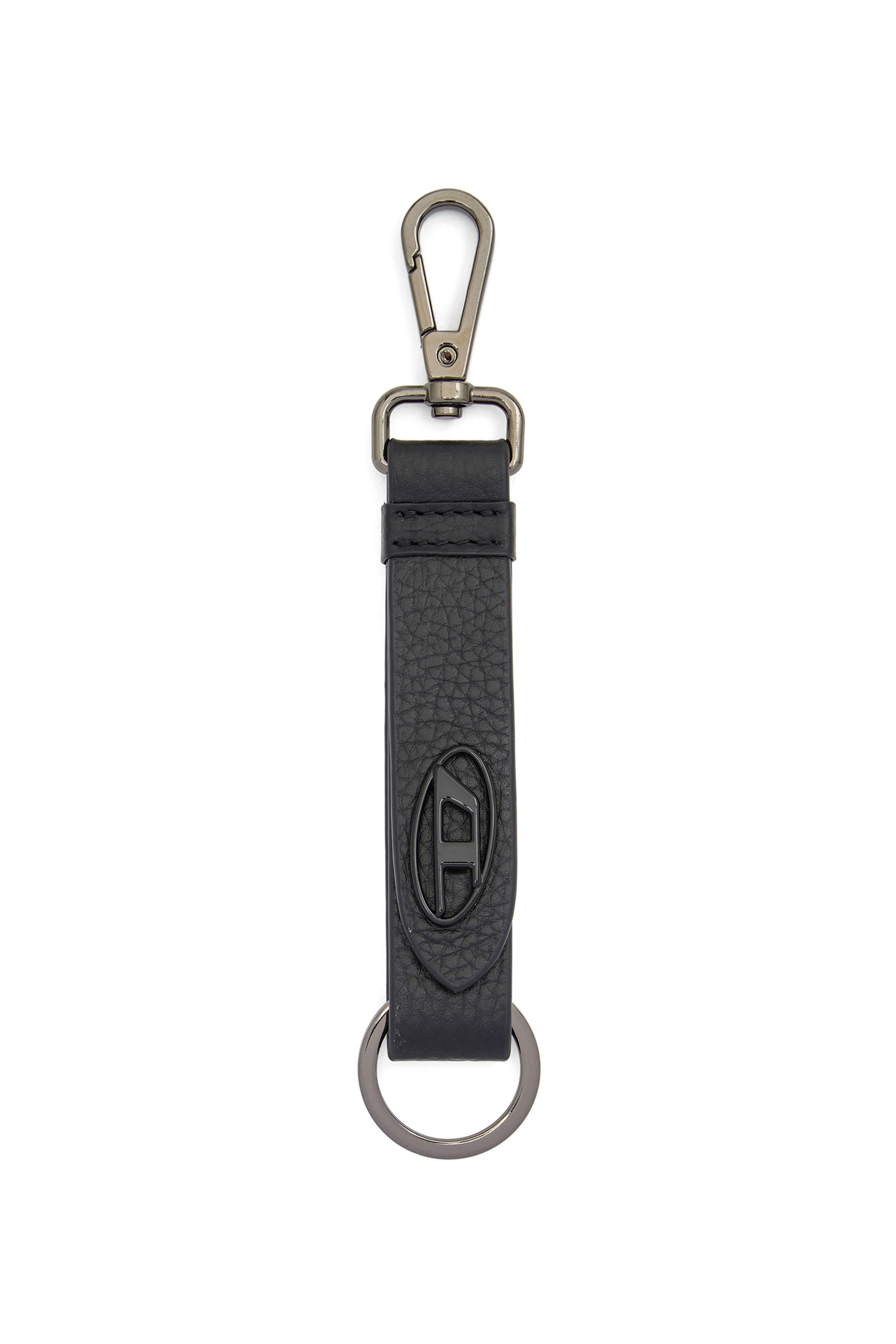 Diesel - LEATHER KEY RING, Unisex's LEATHER KEY RING in ブラック - 2