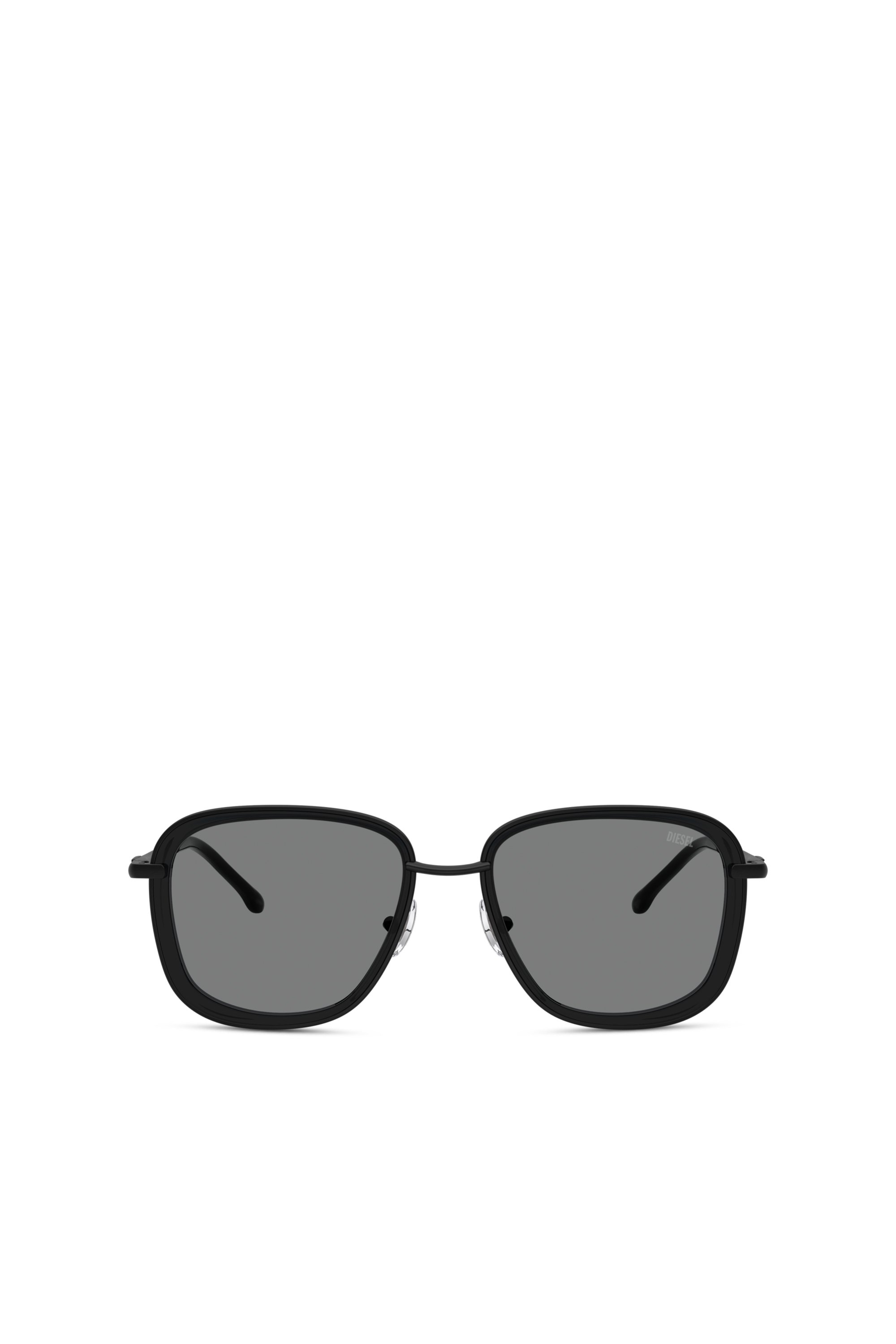 Diesel - 0DL1017, Unisex's Square sunglasses in ブラック - 2