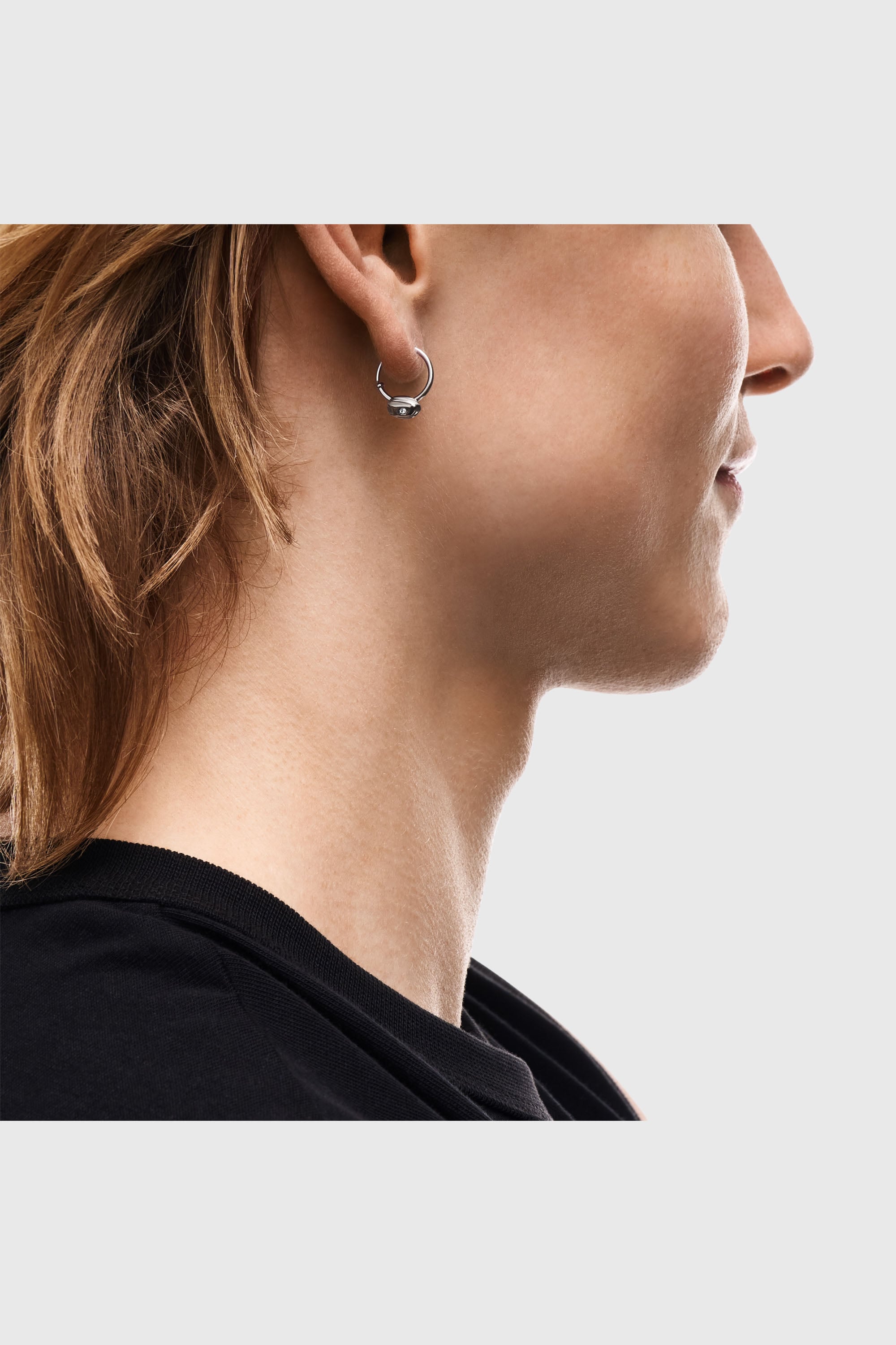 Diesel - DX1703040 JEWELLERY, Unisex's Stainless steel hoop earring in シルバー - 5