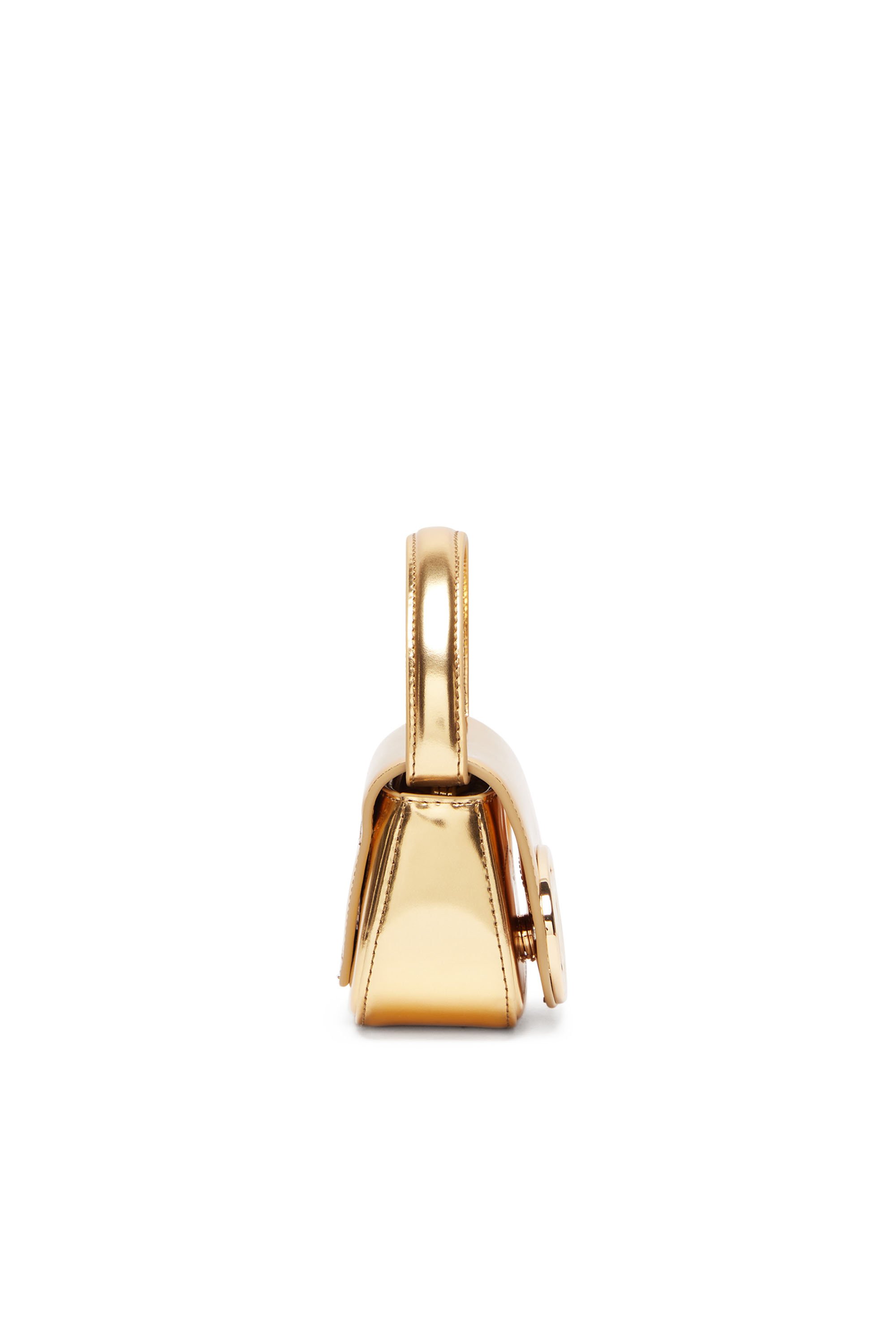 Diesel - 1DR-XS-S, Female's カウレザーショルダーバッグXS in ゴールド - 3