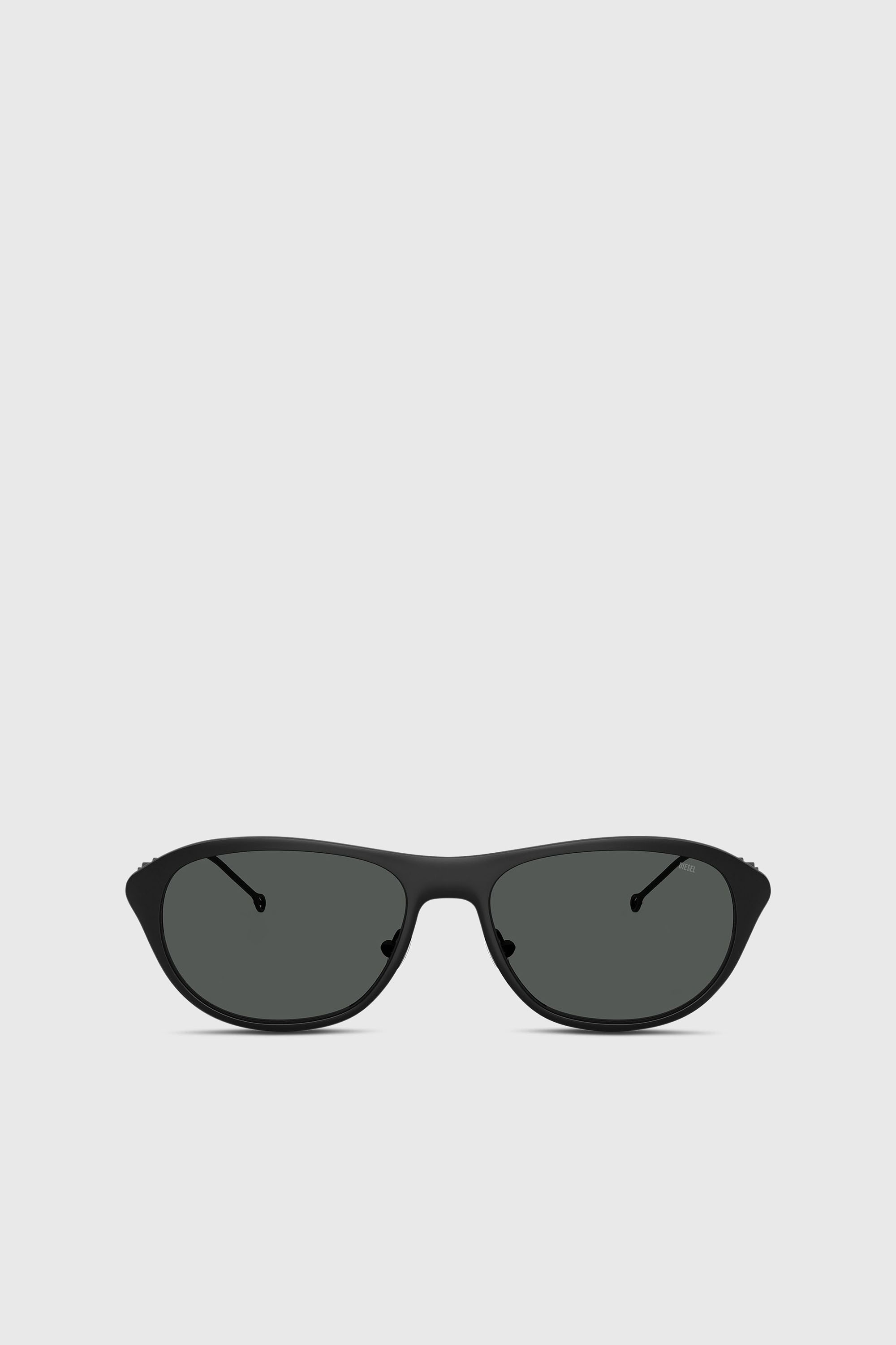 Diesel - 0DL1011, Unisex's Rectangle sunglasses in ブラック/グリーン - 1