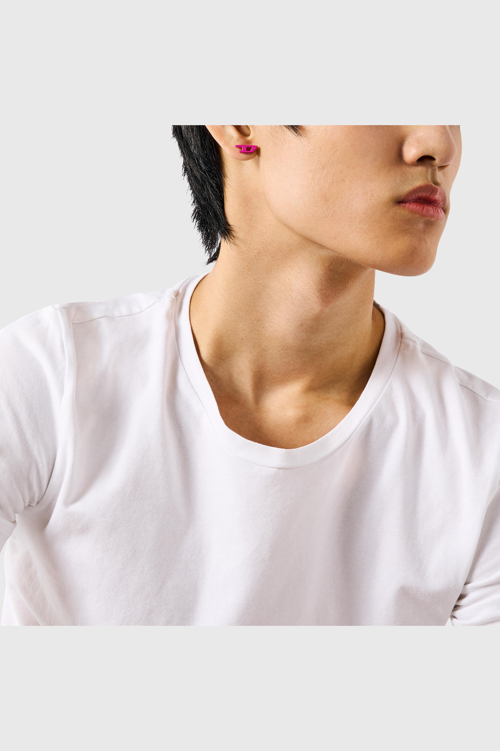 Diesel - DX1503, Unisex's ピアス（片耳用） in ピンク / ホワイト - 4