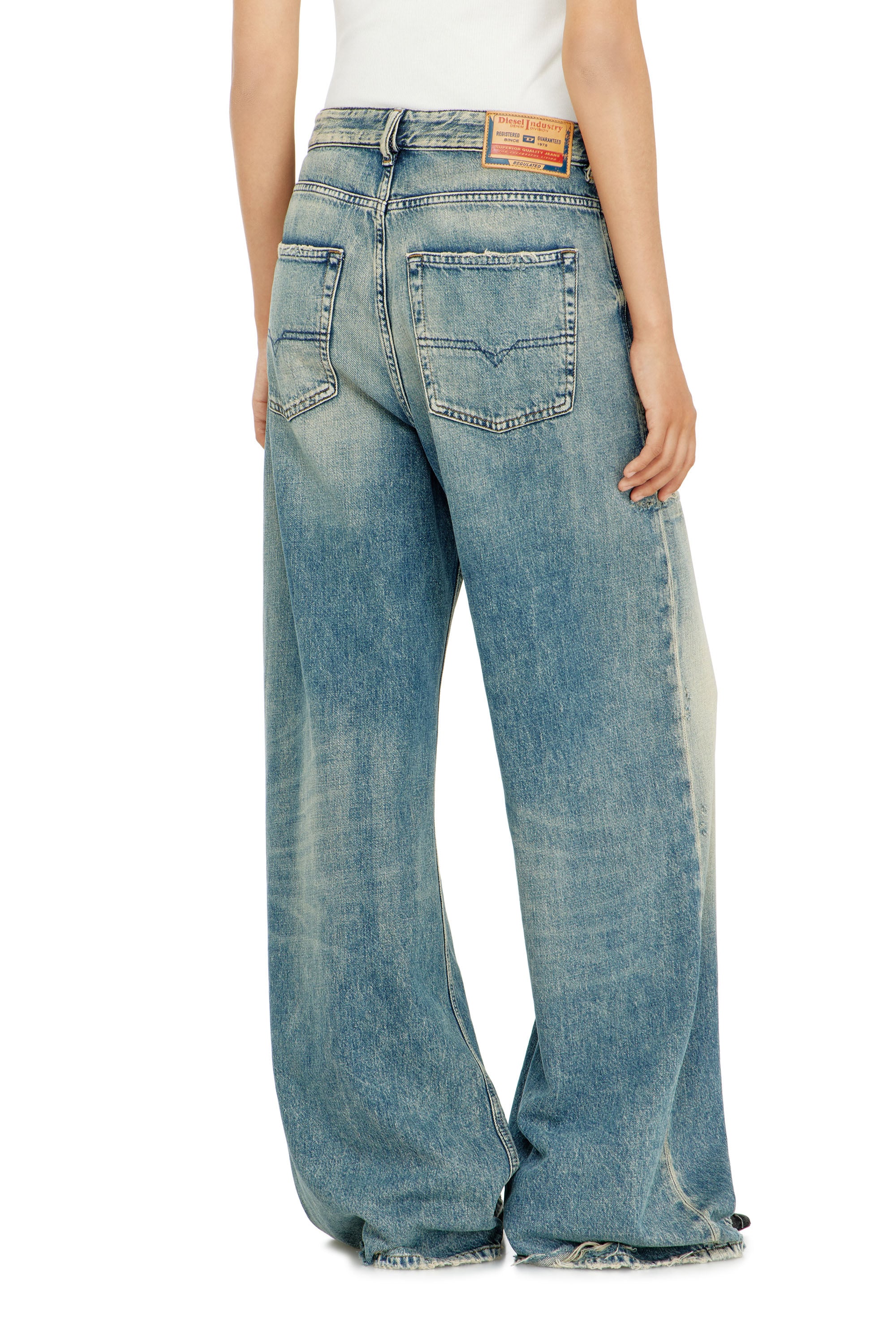 Diesel - Female's Relaxed Jeans 1996 D-Sire 09P62, ミディアムブルー - 5