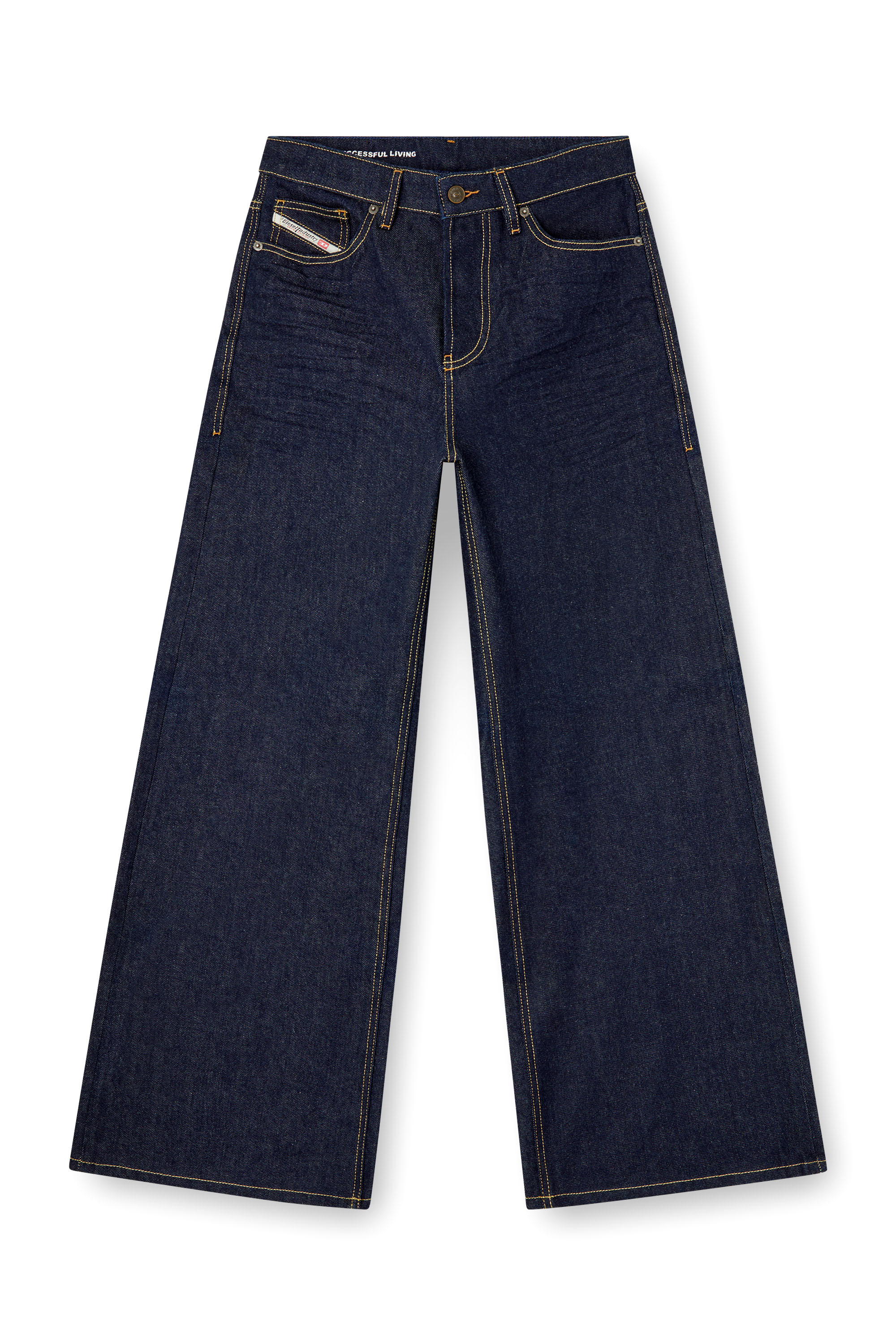 Diesel - Female's Relaxed Jeans 1996 D-Sire 0GRDV, ダークブルー - 3