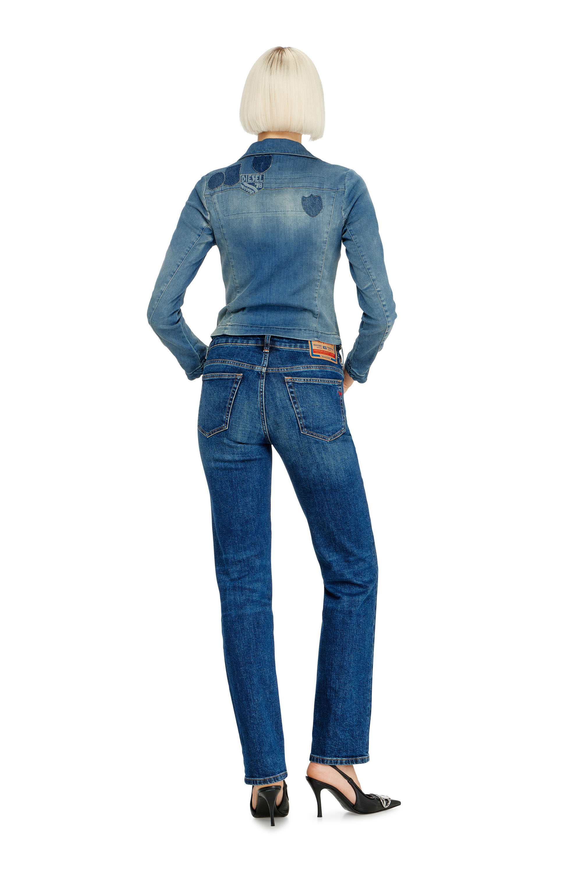 Diesel - Female's Regular Jeans 1989 D-Mine 09I28, ダークブルー - 3