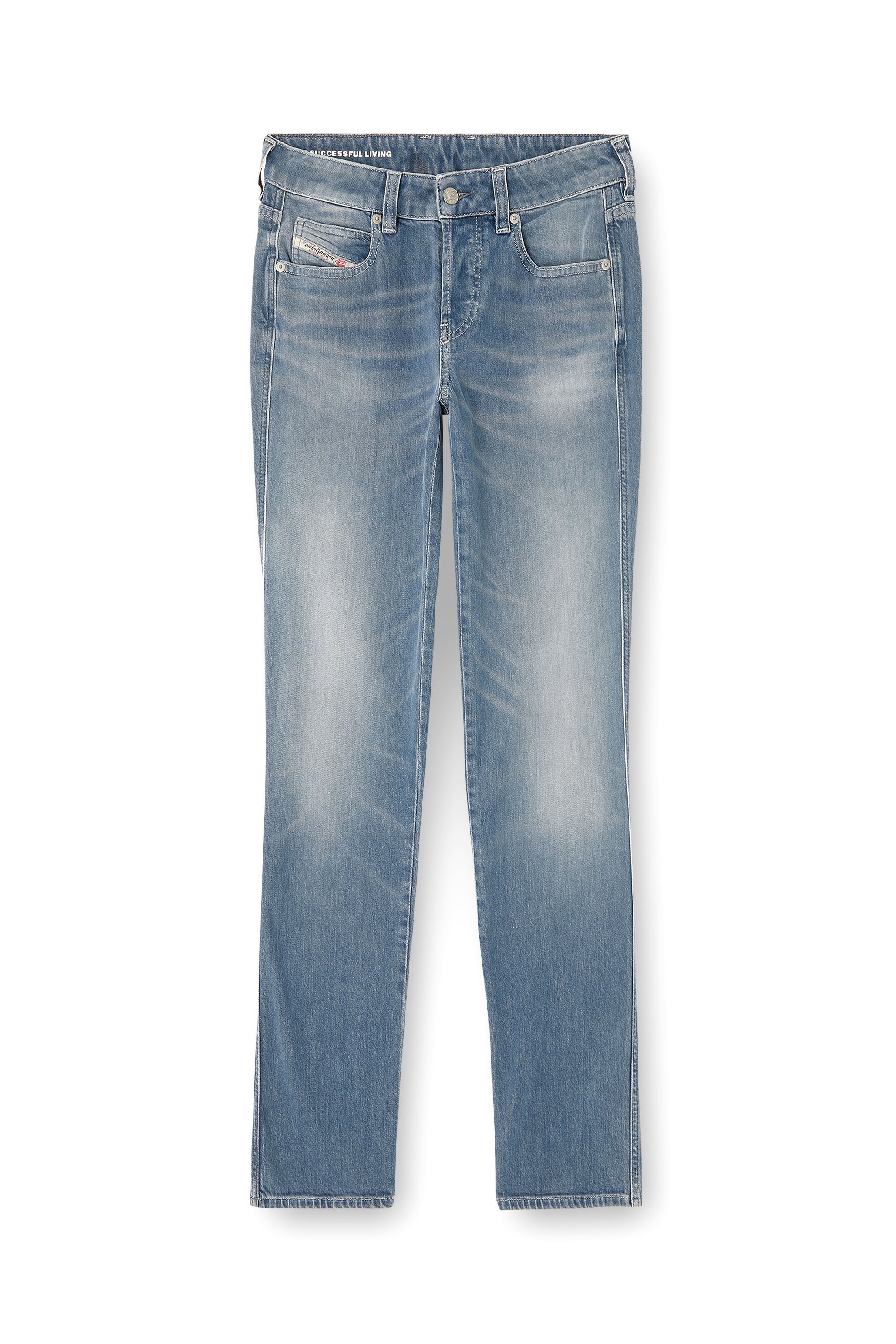 Diesel - Female's Slim Jeans 1992 D-Jiann 09N75, ミディアムブルー - 3