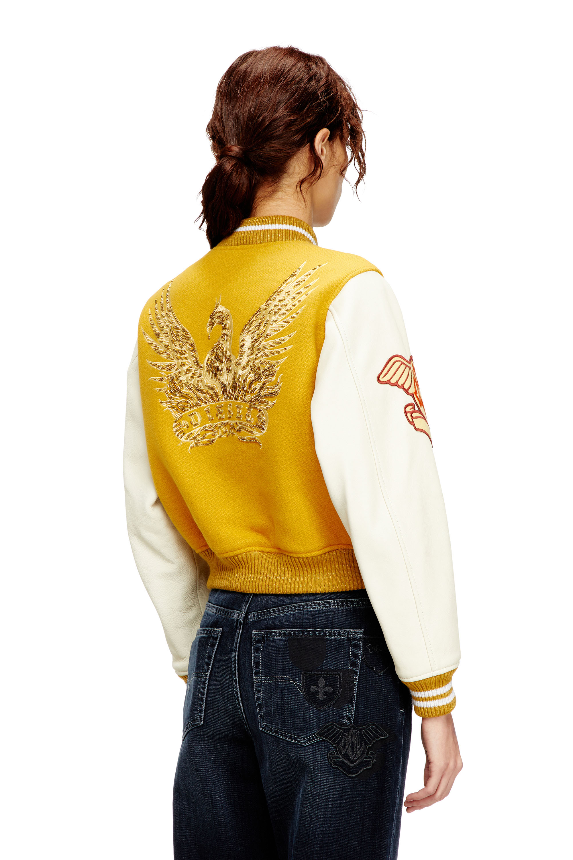 DIESEL ブラック クロップドジャケット A23594_0LHAL_7ER_E.jpg
