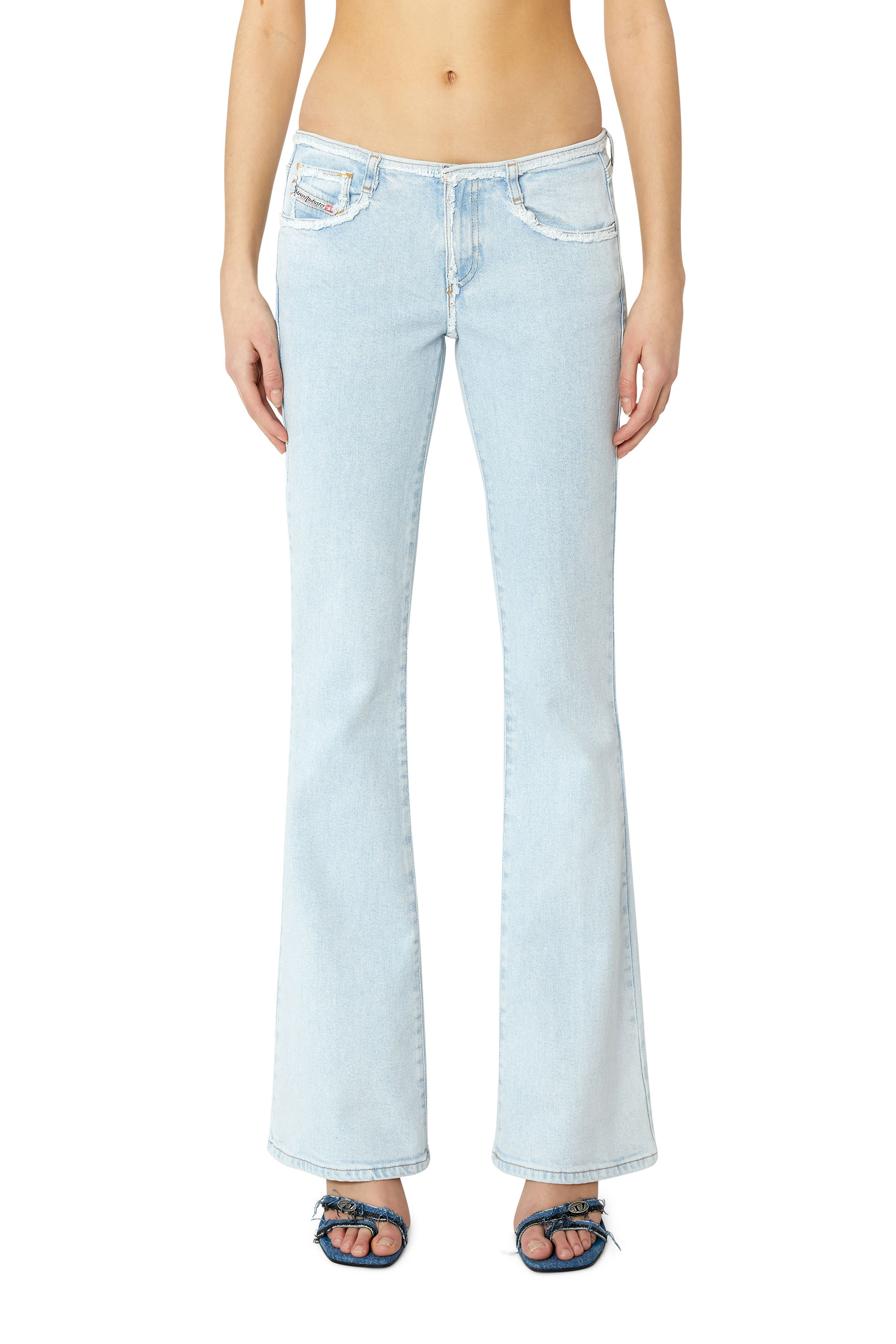 Diesel - Bootcut and Flare Jeans 1969 D-Ebbey 09F68, ライトブルー - Image 1