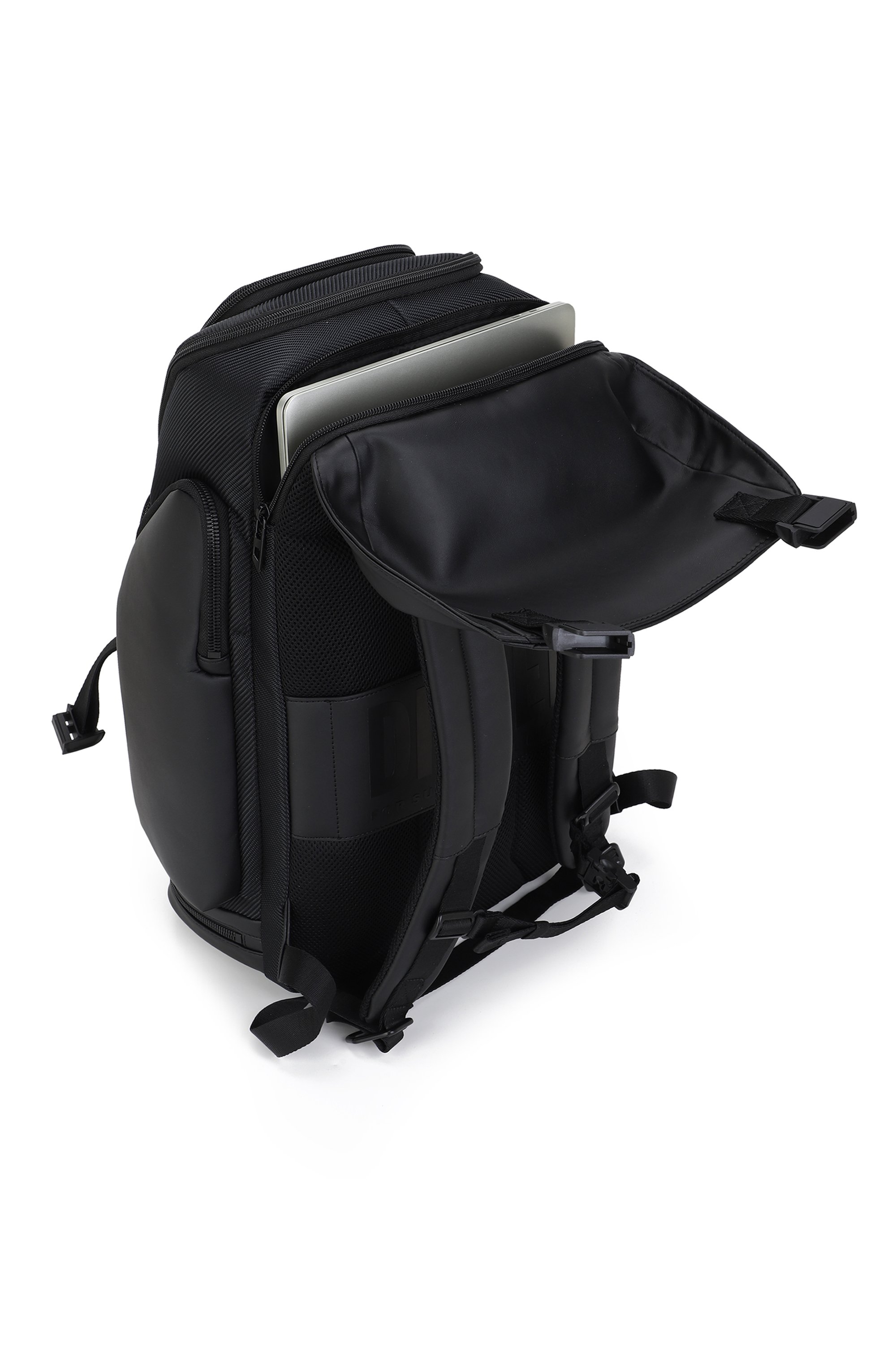 Diesel - DIESEL CARBON FIBER BACKPACK-BLACK  DSB0, Unisex's Functional business backpack in ブラック - 6