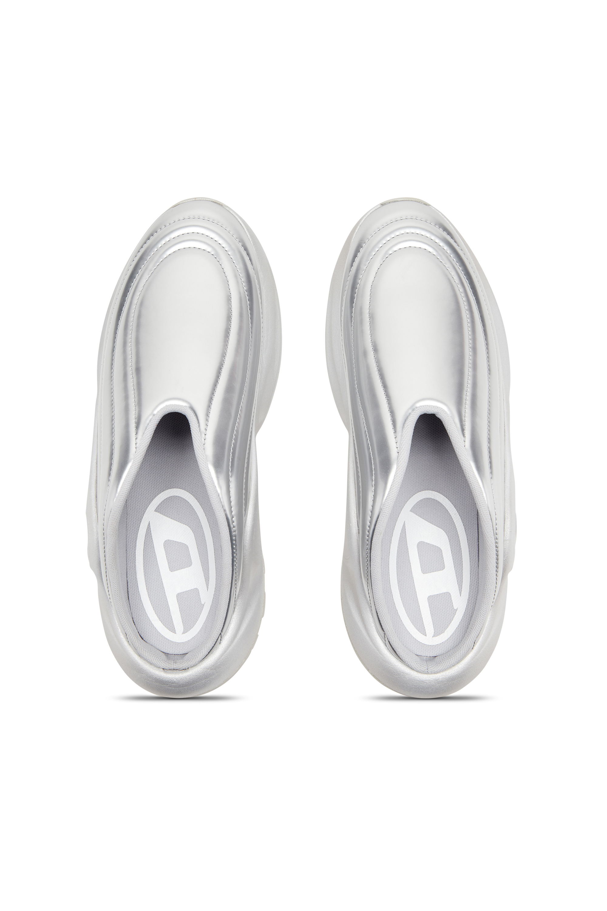 Diesel - S-D-RUNNER MULE X, Unisex's ミュールスニーカー in シルバー - 5