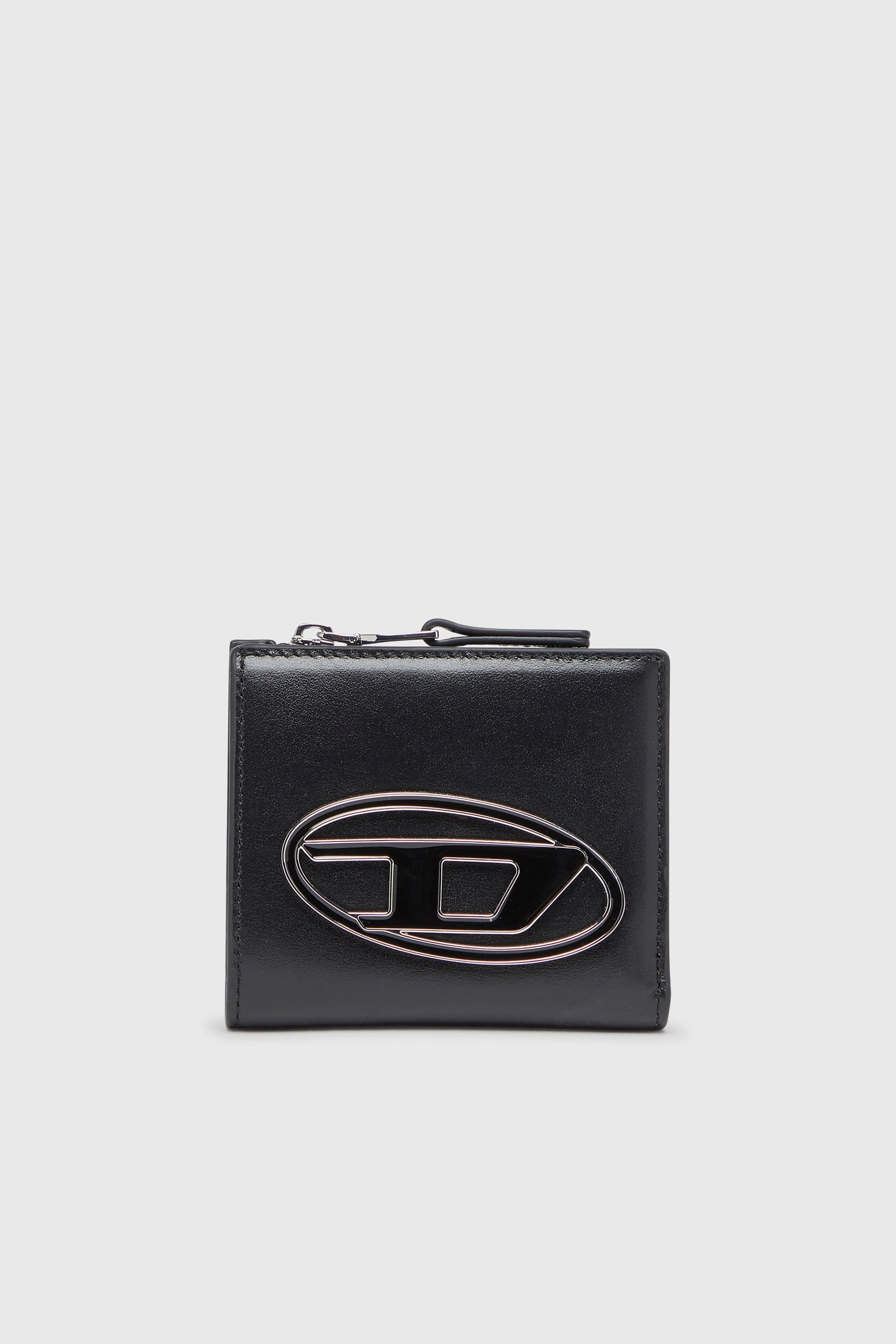Diesel - 1DR BI FOLD ZIP L, Female's 二つ折りウォレット in ブラック - 1