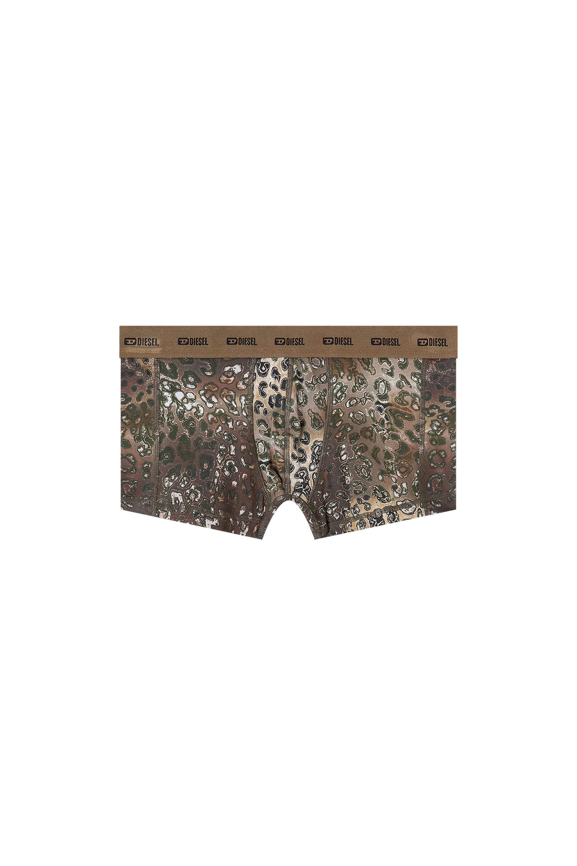 Diesel - DAMIEN-UTLT, Male's Cotton boxers with all-over animalier print in ライトブラウン - 2