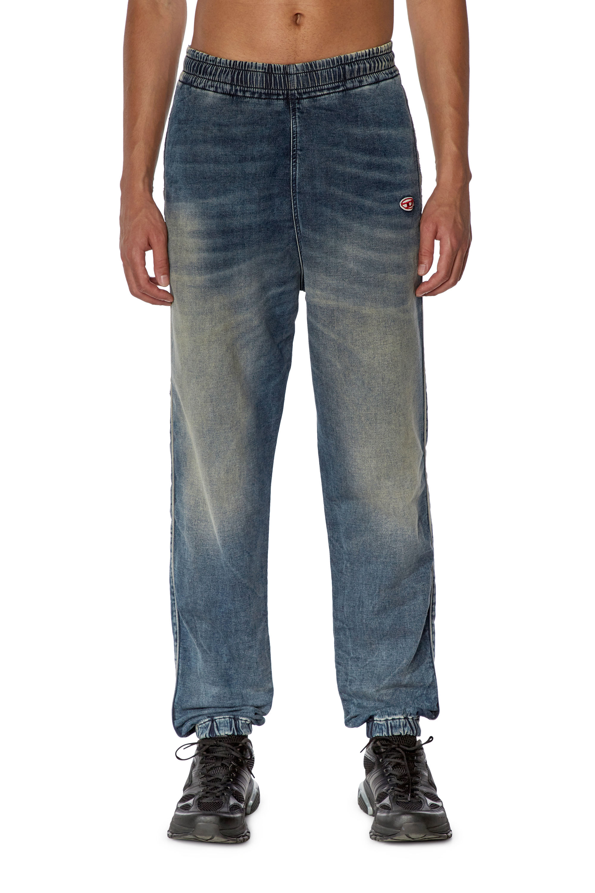 Diesel - Tapered D-Lab Track Denim 068FN, ダークブルー - Image 1