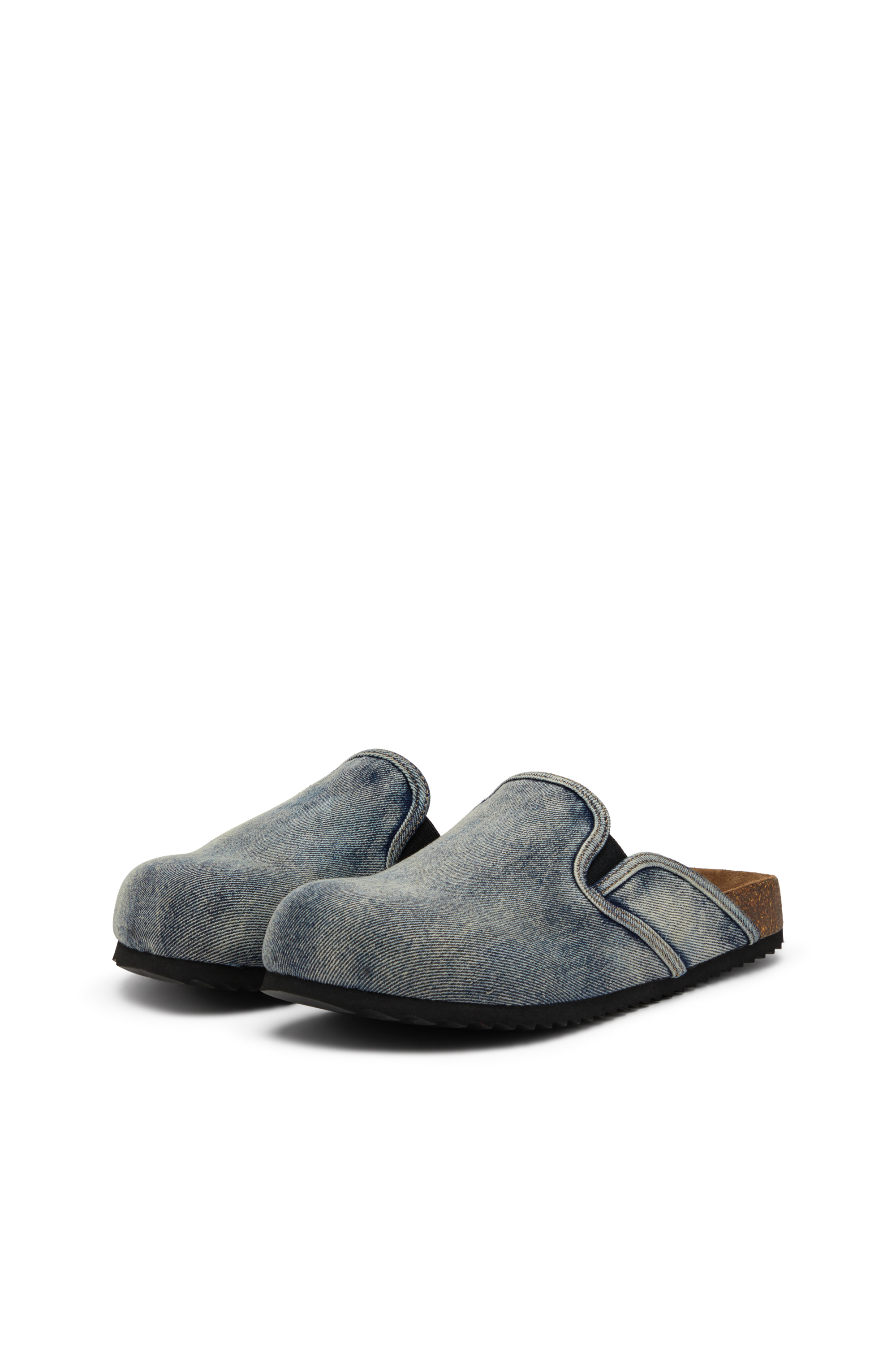 Diesel - D-WOODSTOCK SLIP-ON, Male's D-Woodstock-Denim mules in ダークブルー - 8