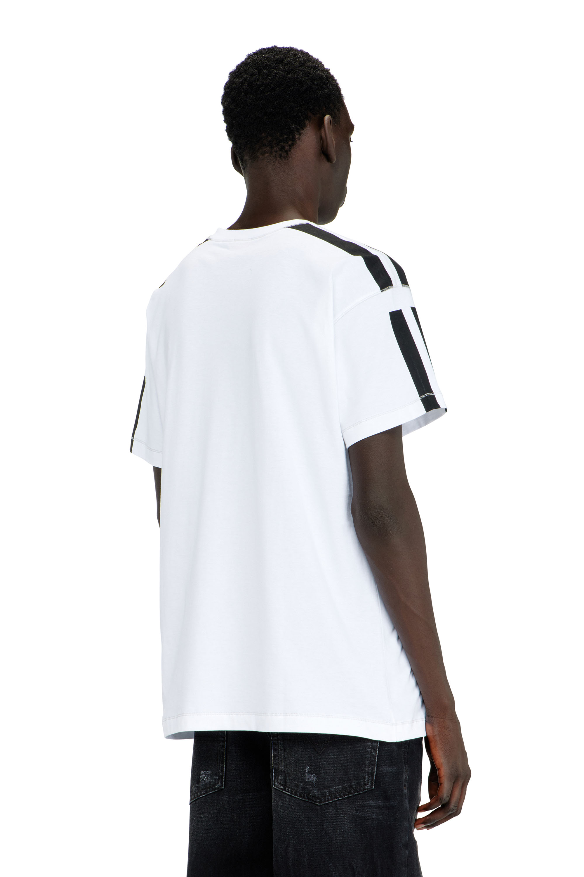 Diesel - T-NORM-V12, Male's Tシャツ in ホワイト - 4