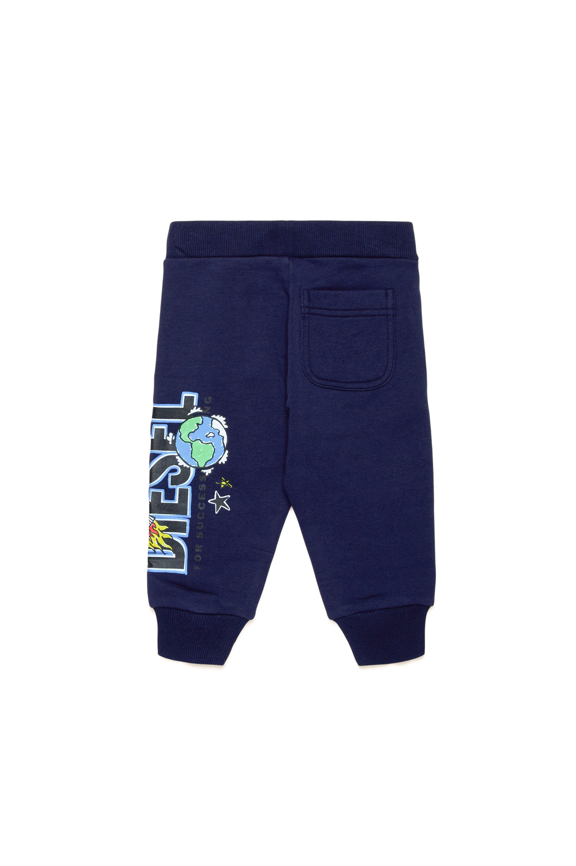Diesel - PBAMBYB, Male's Sweatpants with rocket logo in ブルー - 2