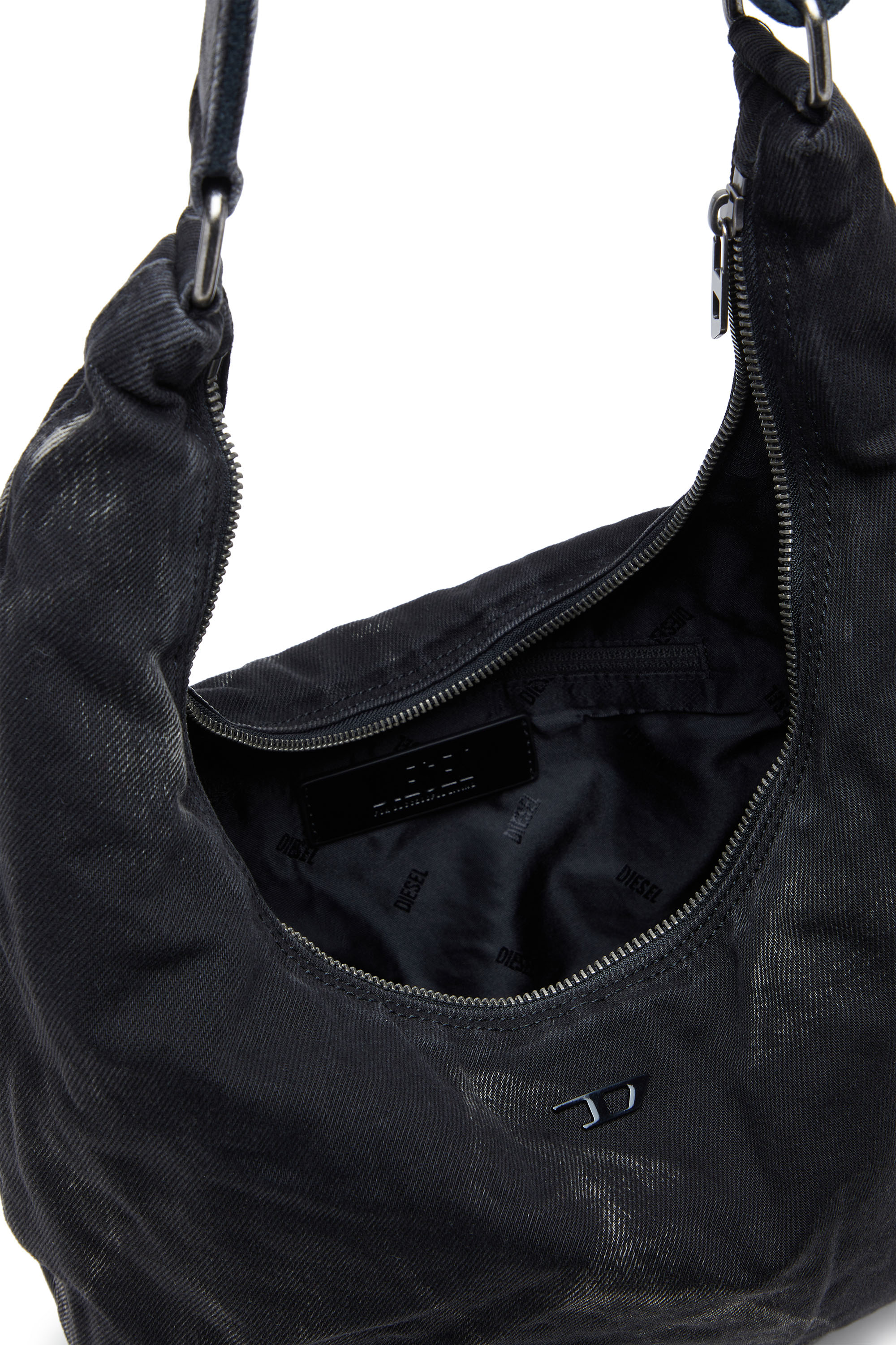 Diesel - RAVE HOBO X, Unisex's ホーボーバッグ in ブラック - 5