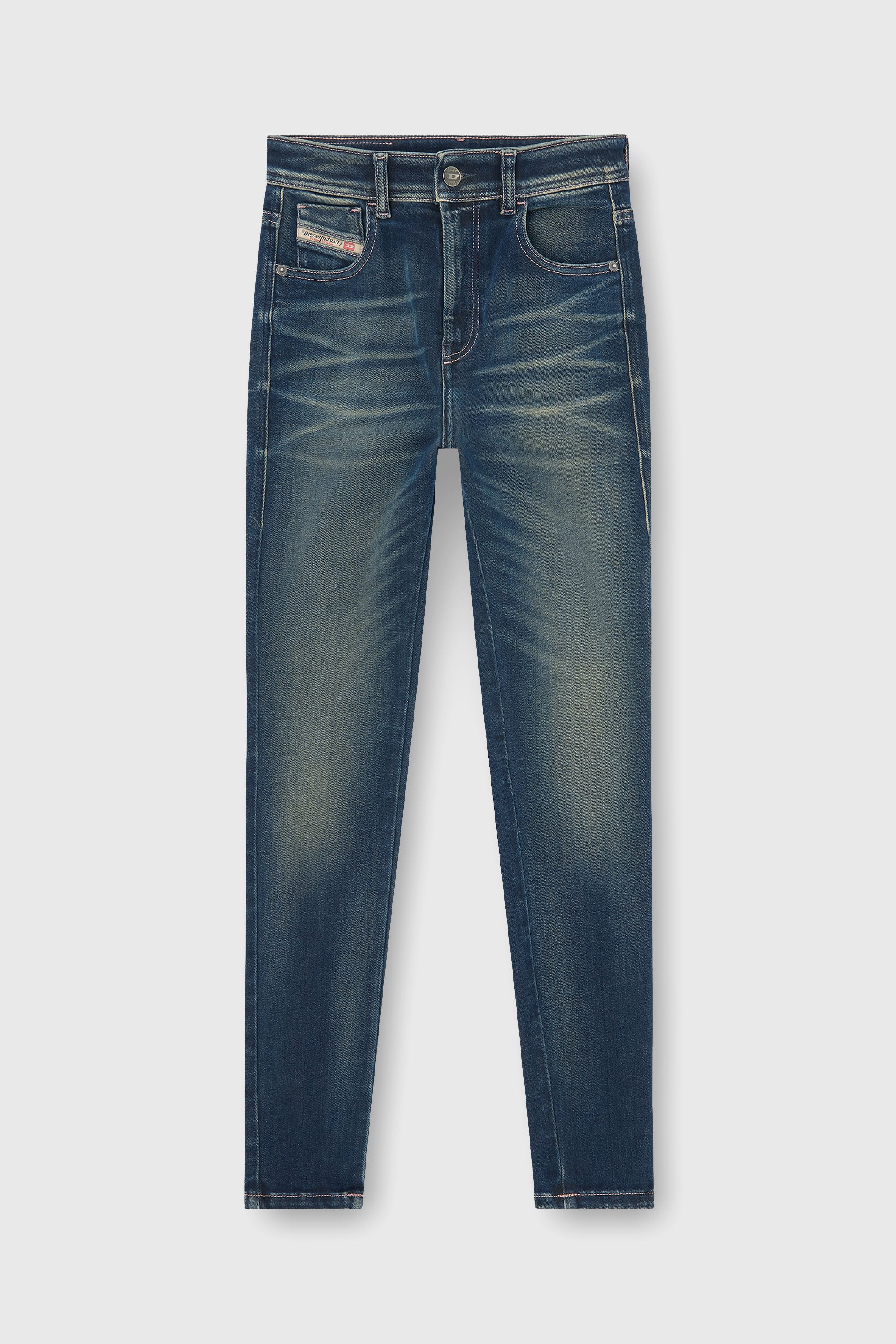 Diesel - Female's Skinny Jeans 1984 Slandy-High 09P40, ダークブルー - 2